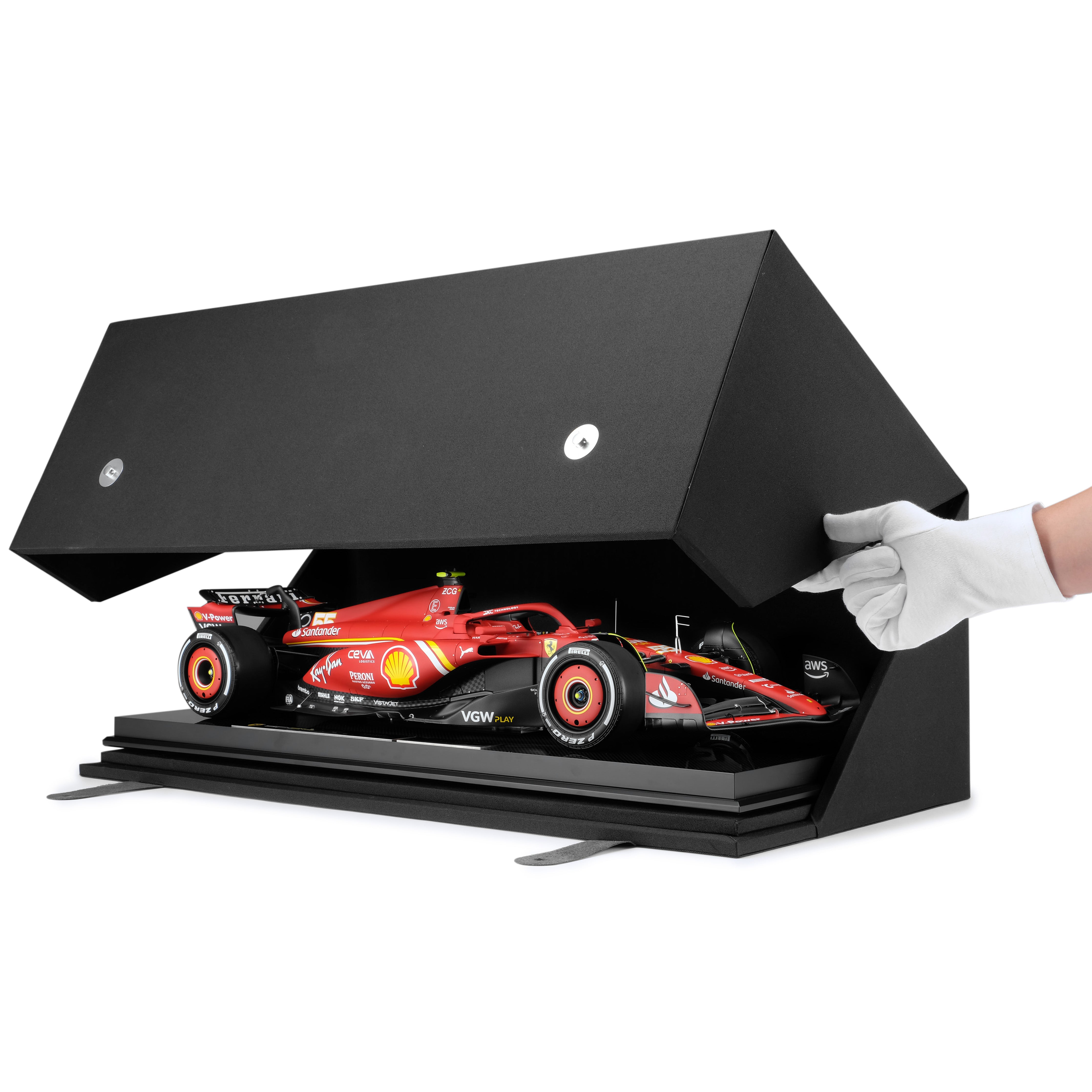 Carlos Sainz 2024 Ferrari SF-24 1:8 Scale Model Australia GP Edition– Amalgam Collection
