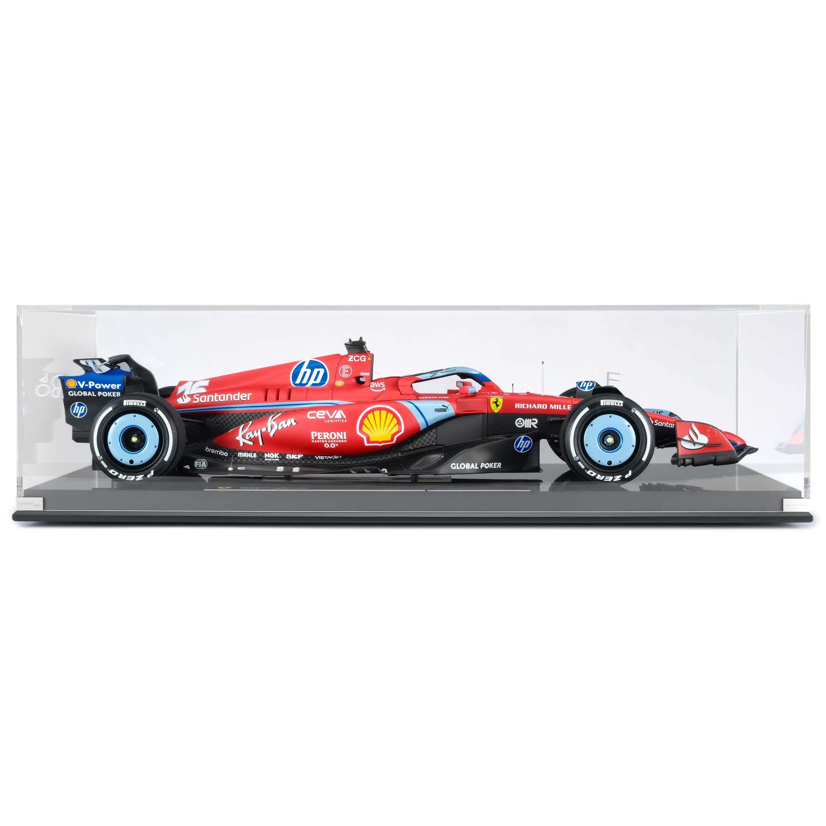 Charles Leclerc 2024 Ferrari SF-24 1:8 Scale Model Miami GP Edition– Amalgam Collection