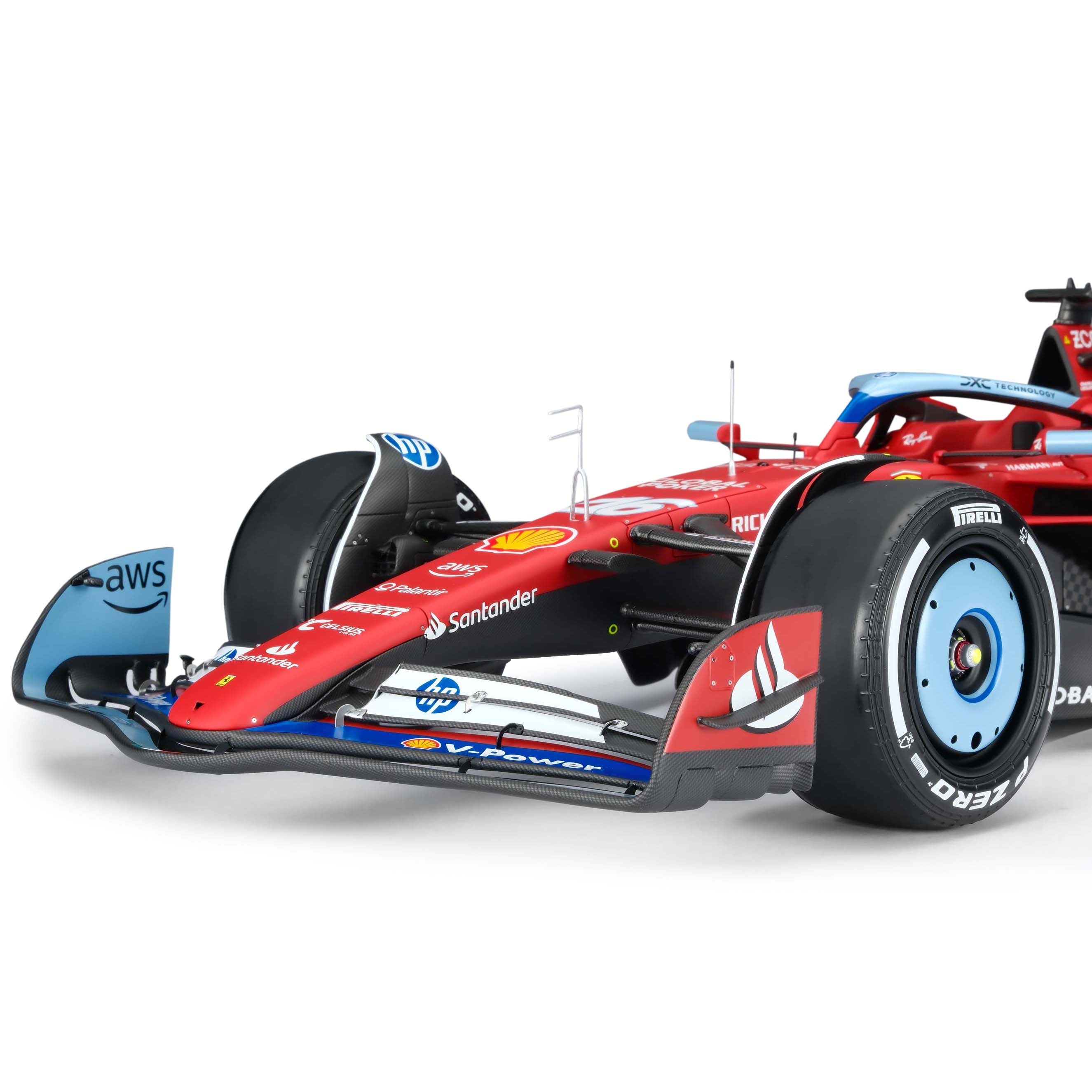 Charles Leclerc 2024 Ferrari SF-24 1:8 Scale Model Miami GP Edition– Amalgam Collection