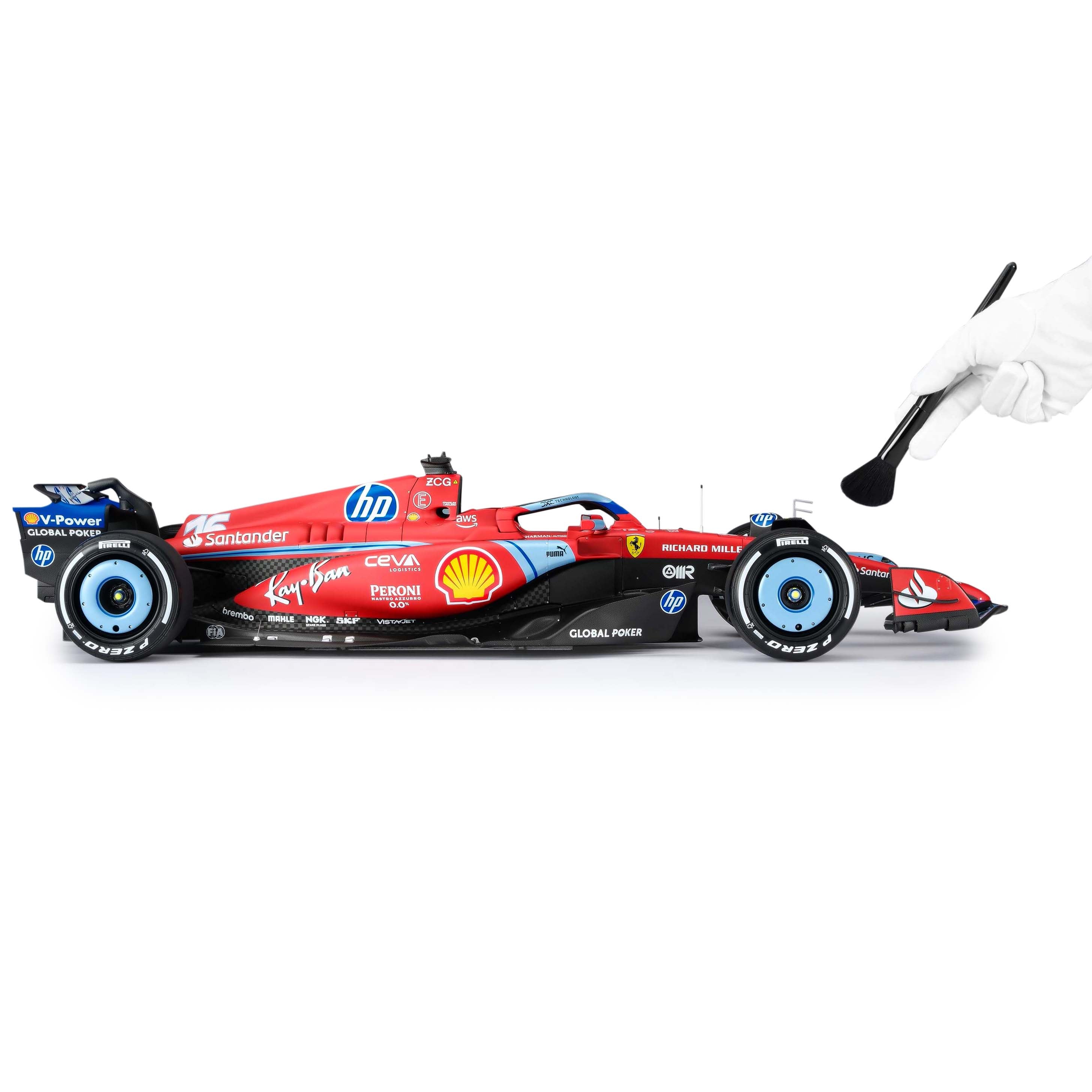 Charles Leclerc 2024 Ferrari SF-24 1:8 Scale Model Miami GP Edition– Amalgam Collection