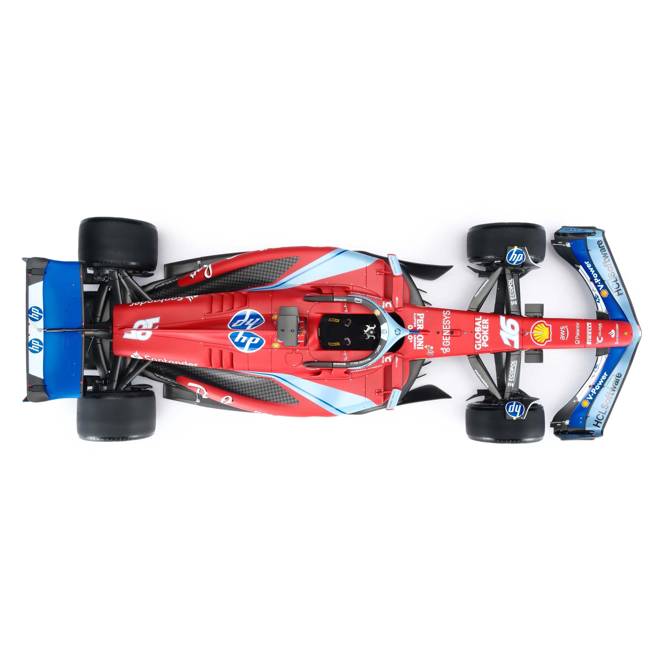 Charles Leclerc 2024 Ferrari SF-24 1:8 Scale Model Miami GP Edition– Amalgam Collection