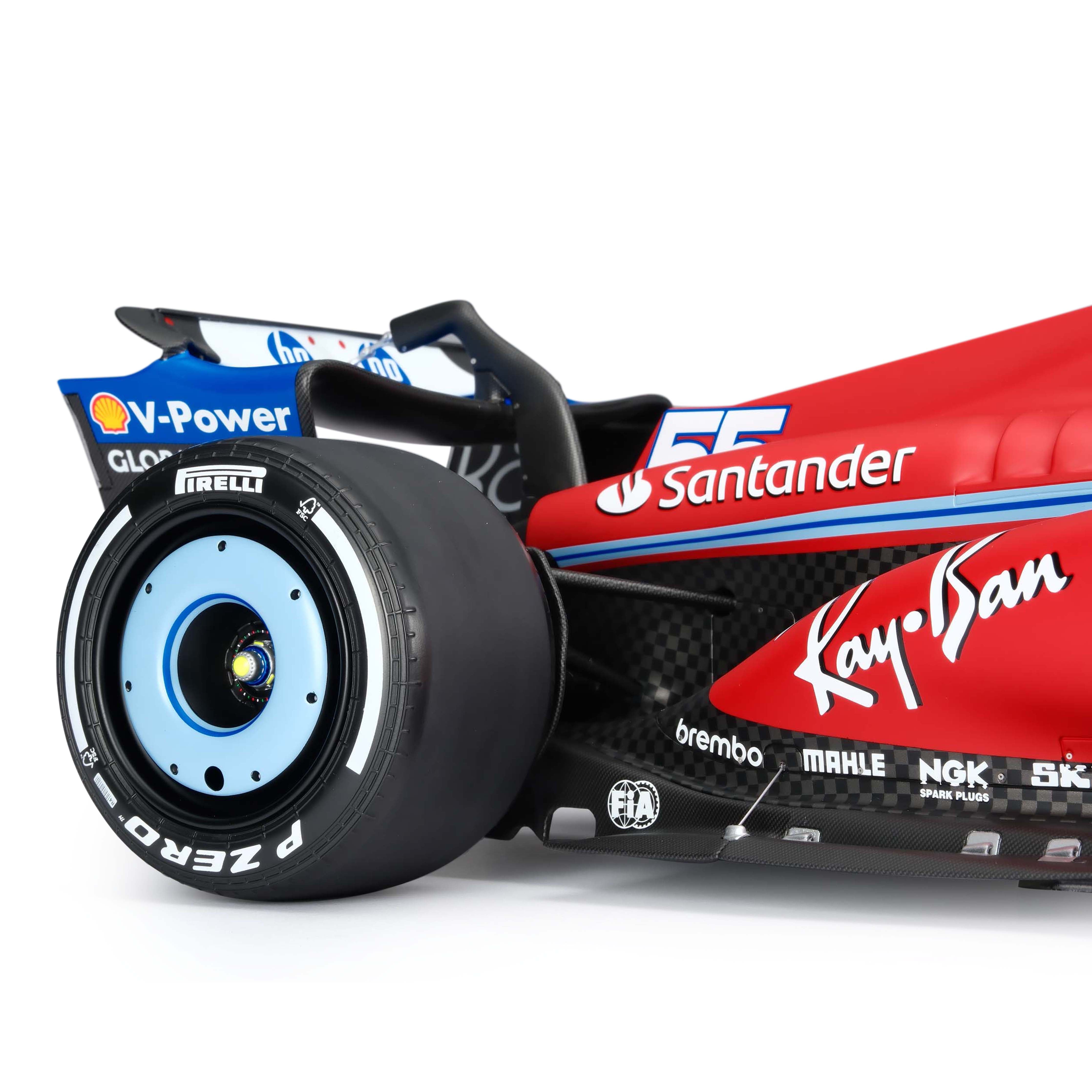 Carlos Sainz 2024 Ferrari SF-24 1:8 Scale Model Miami GP Edition– Amalgam Collection