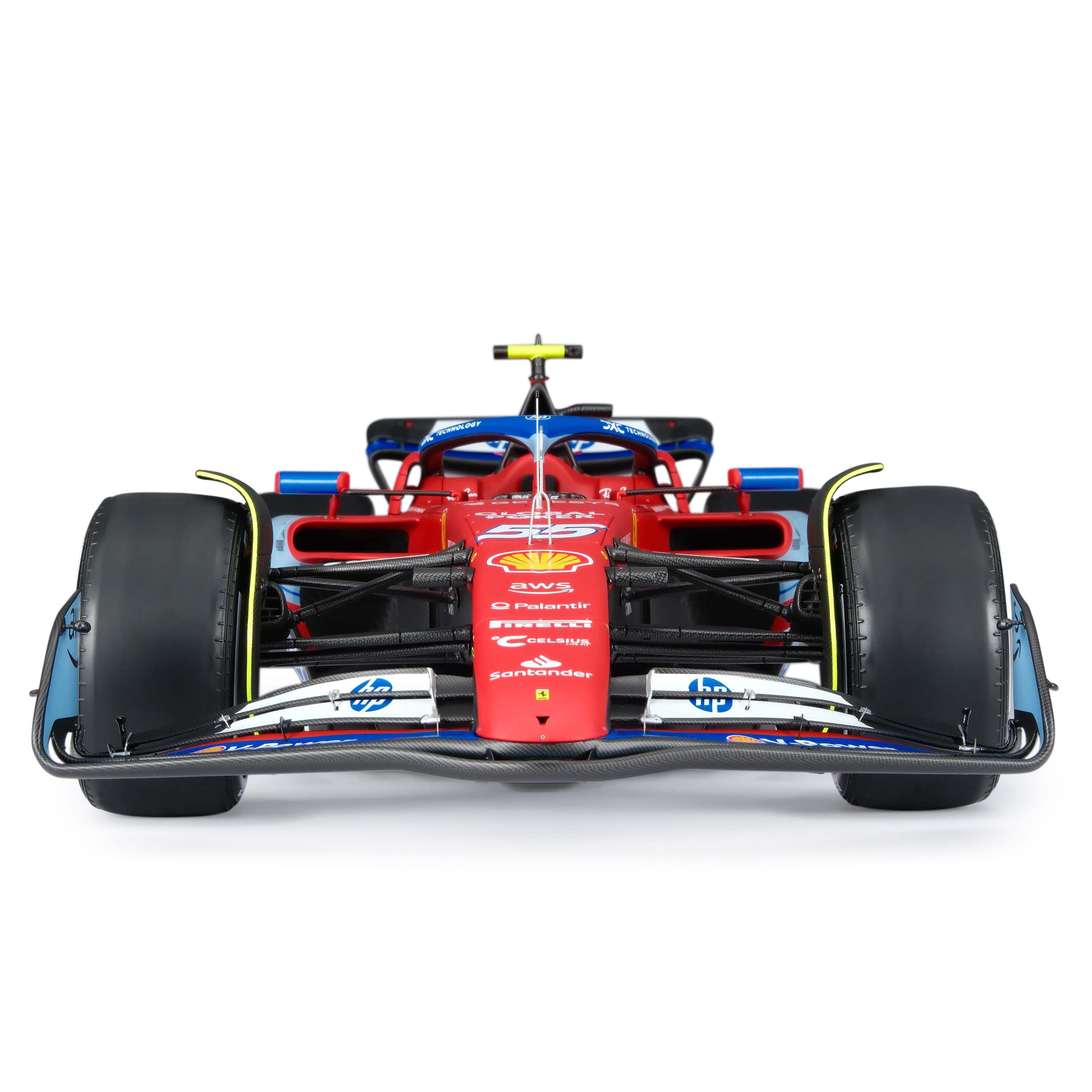 Carlos Sainz 2024 Ferrari SF-24 1:8 Scale Model Miami GP Edition– Amalgam Collection
