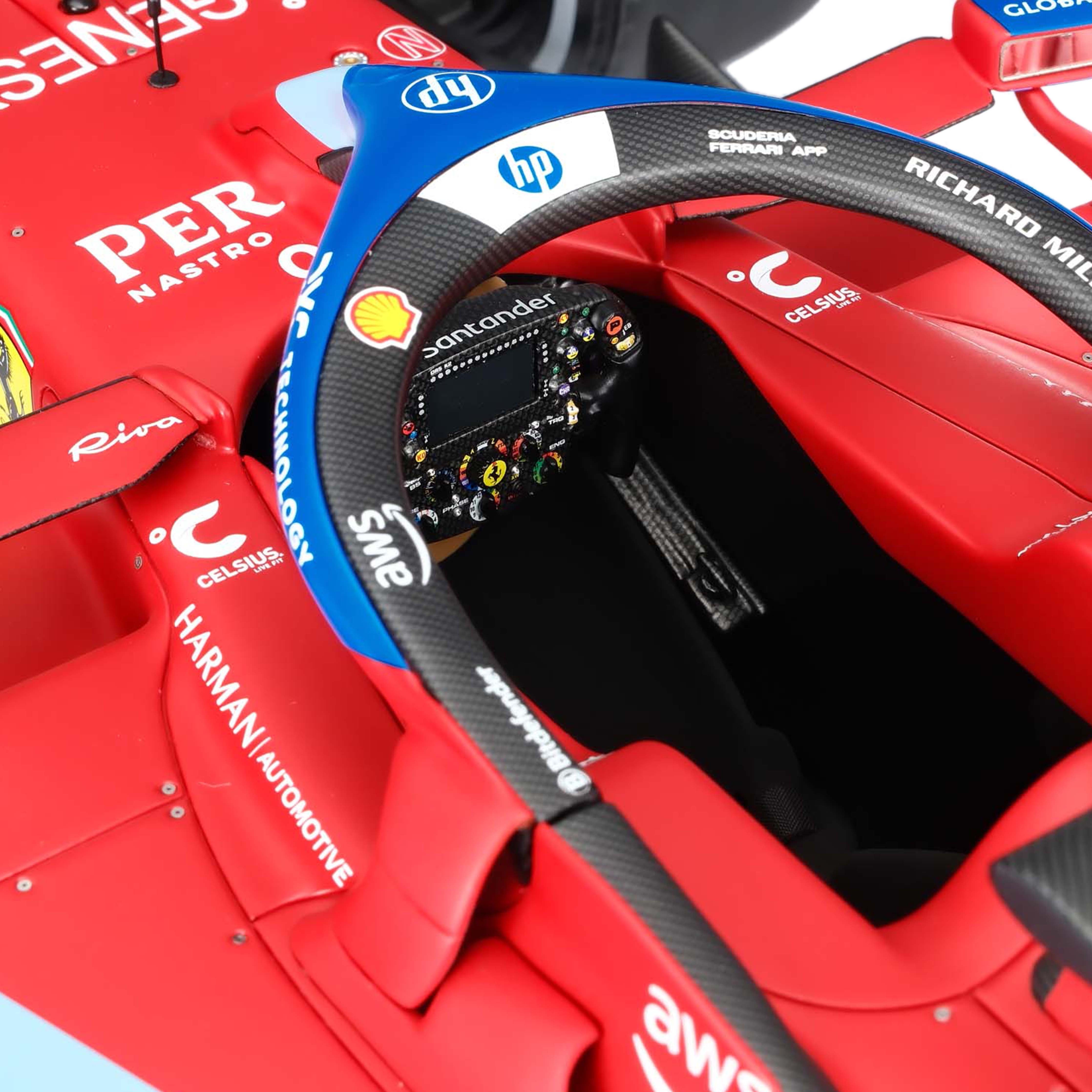 Carlos Sainz 2024 Ferrari SF-24 1:8 Scale Model Miami GP Edition– Amalgam Collection