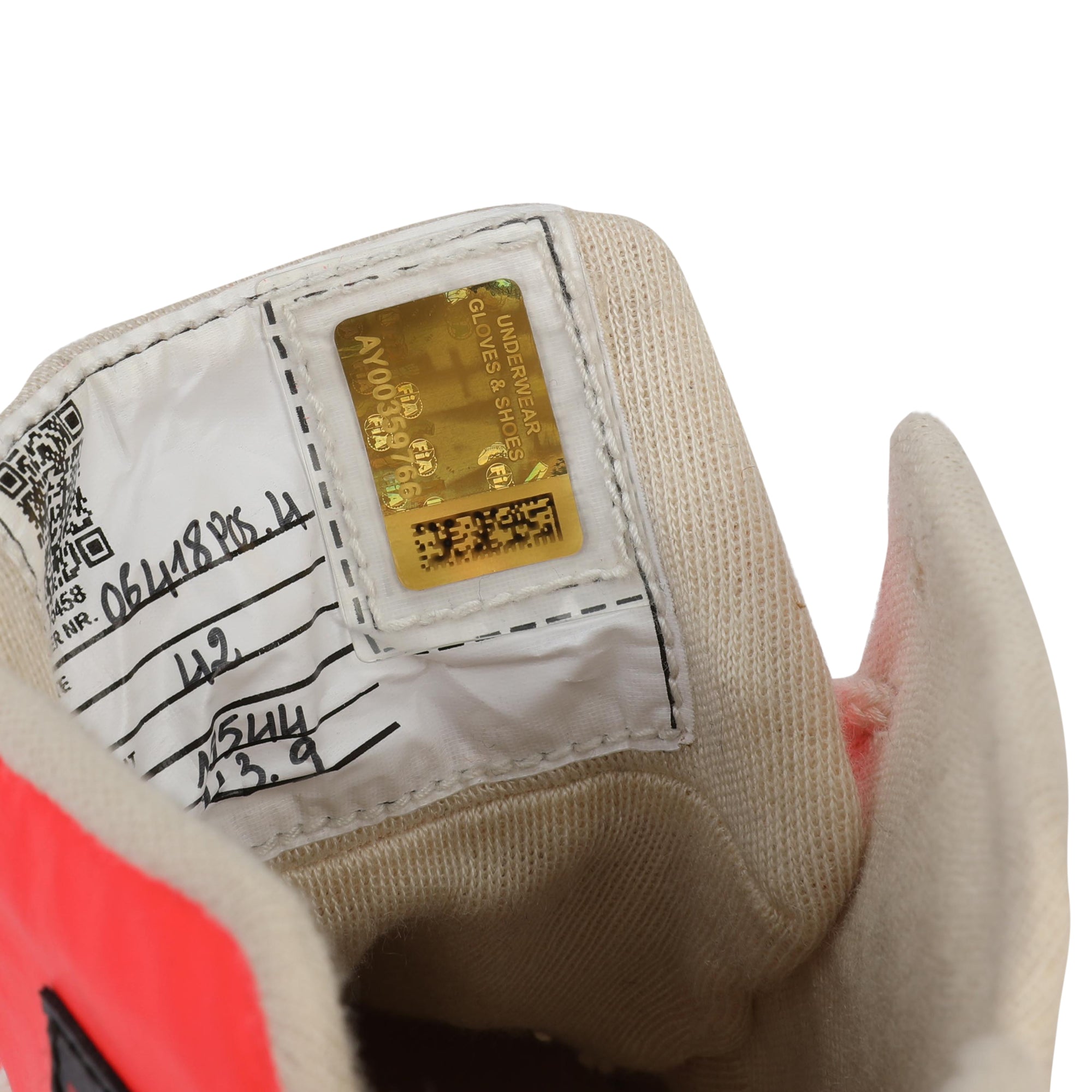 Max Verstappen Red Bull Racing Grand Prix Used Race Shoes – 2021 Formula One World Championship