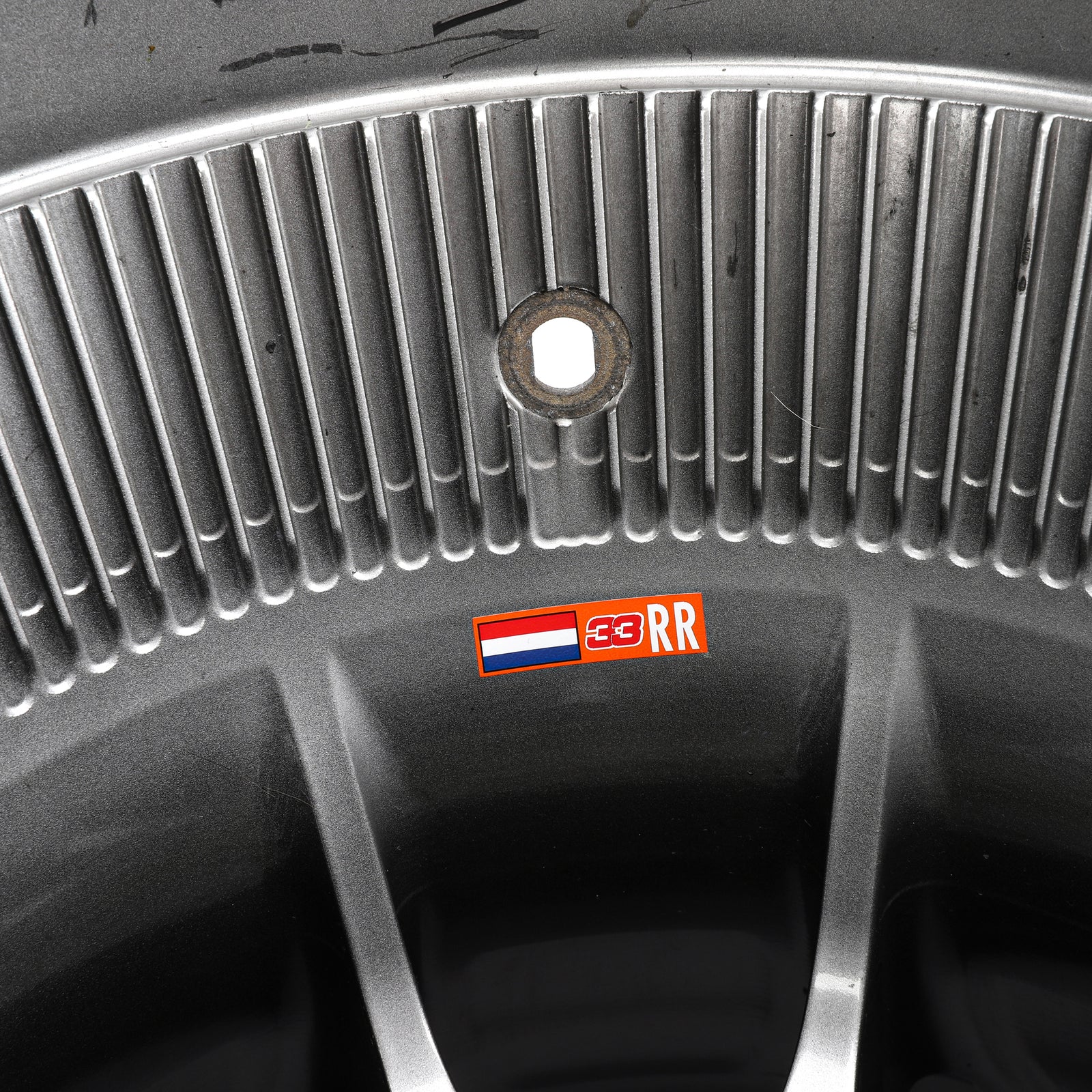 Max Verstappen 2021 Oracle Red Bull Racing Race Used Wheel Rim Table