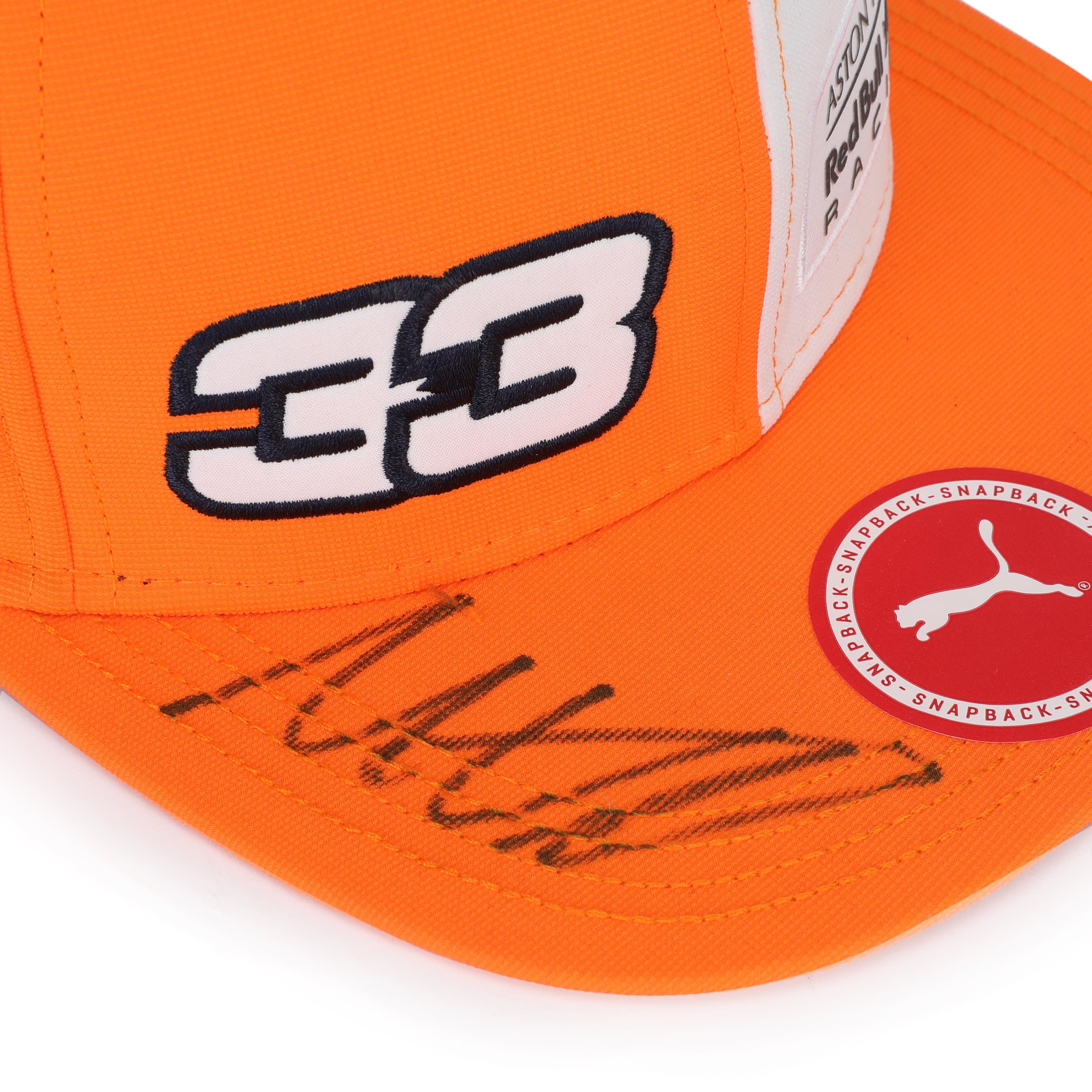 Max Verstappen 2021 Signed Cap Orange