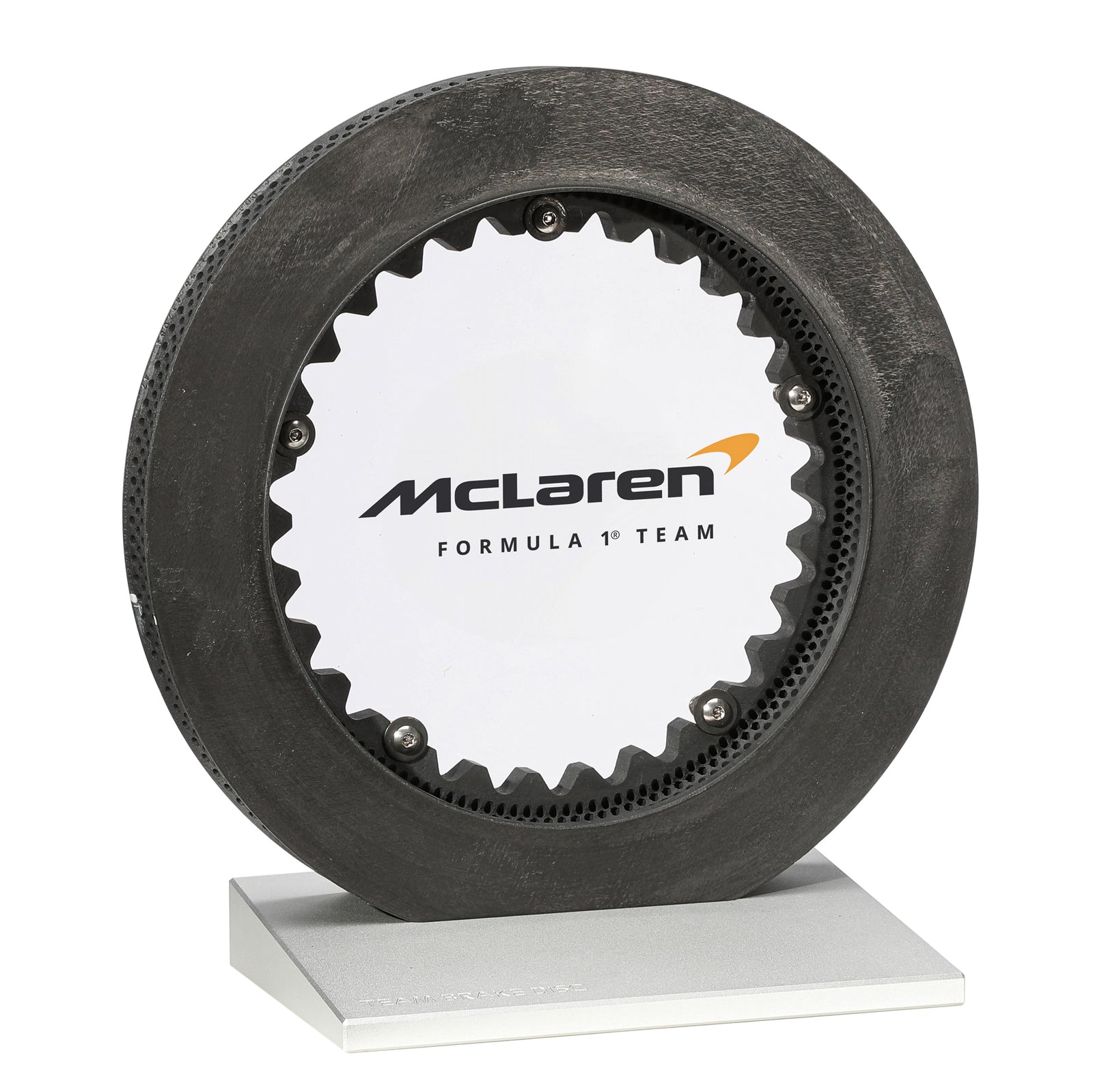 McLaren F1 Team Brake Disc on Display