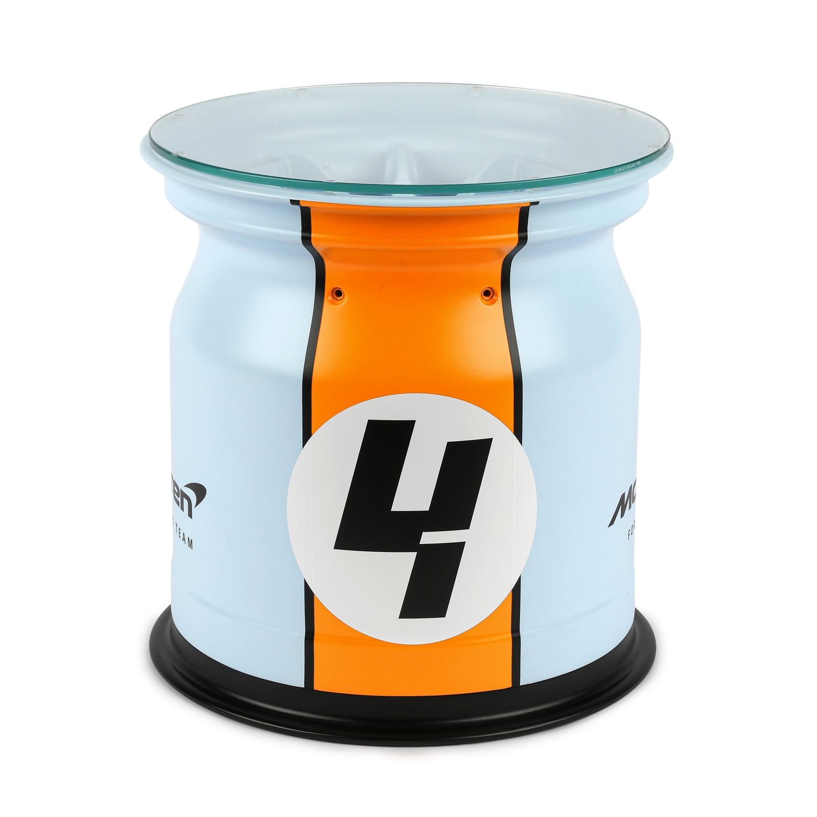 Lando Norris 2021 McLaren F1 Team Gulf Livery Front Wheel Rim Table