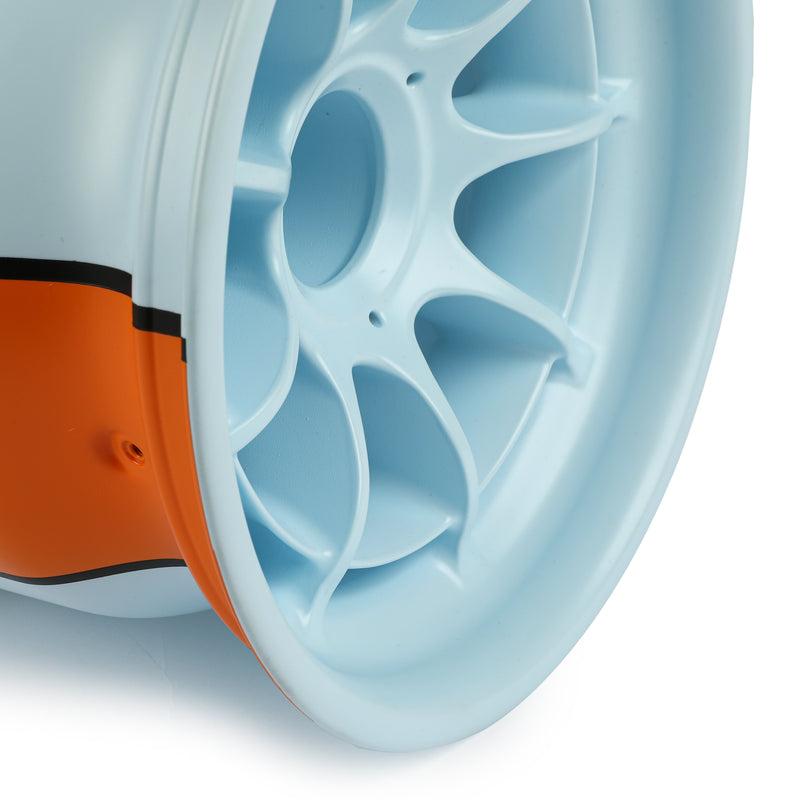 Lando Norris 2021 McLaren F1 Team Gulf Livery Front Wheel Rim Table