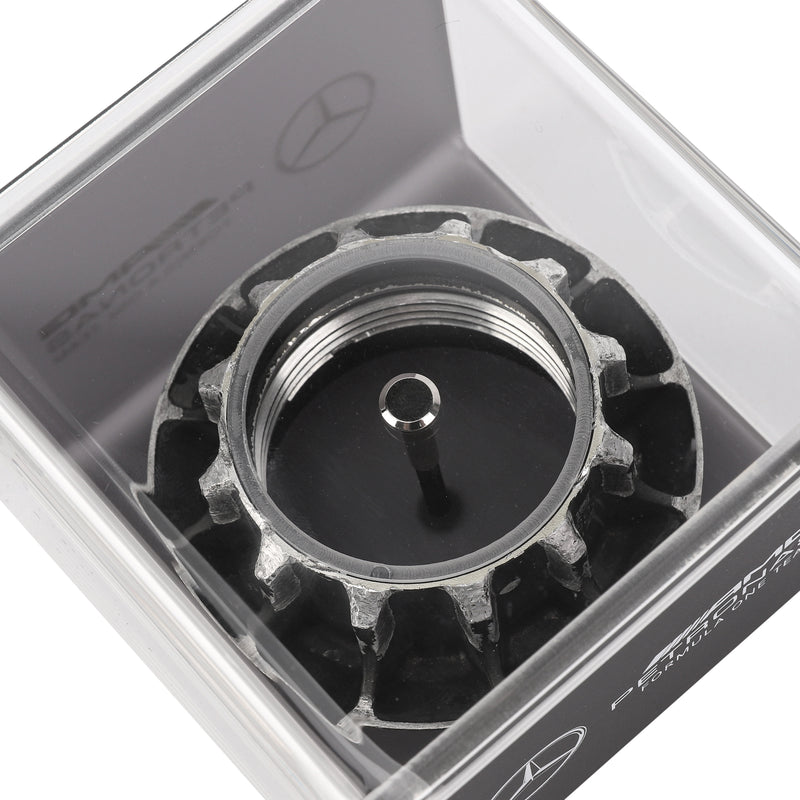 Mercedes AMG Petronas 2011 Grand Prix Used Wheel Nut in Display Case