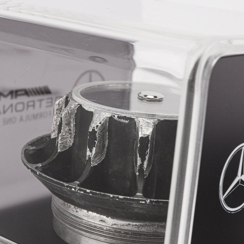 Mercedes AMG Petronas 2011 Grand Prix Used Wheel Nut in Display Case