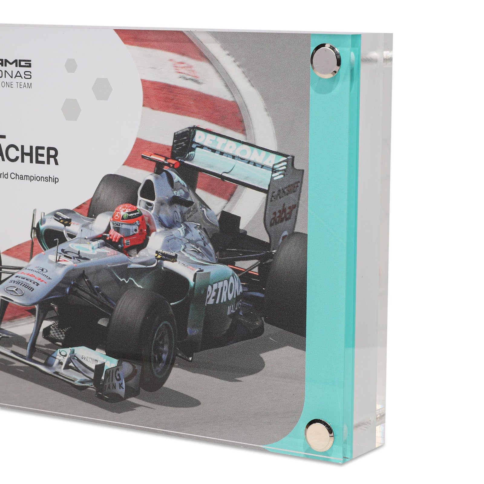 Michael Schumacher 2011 Mercedes-AMG Petronas Gear Ratio in Acrylic