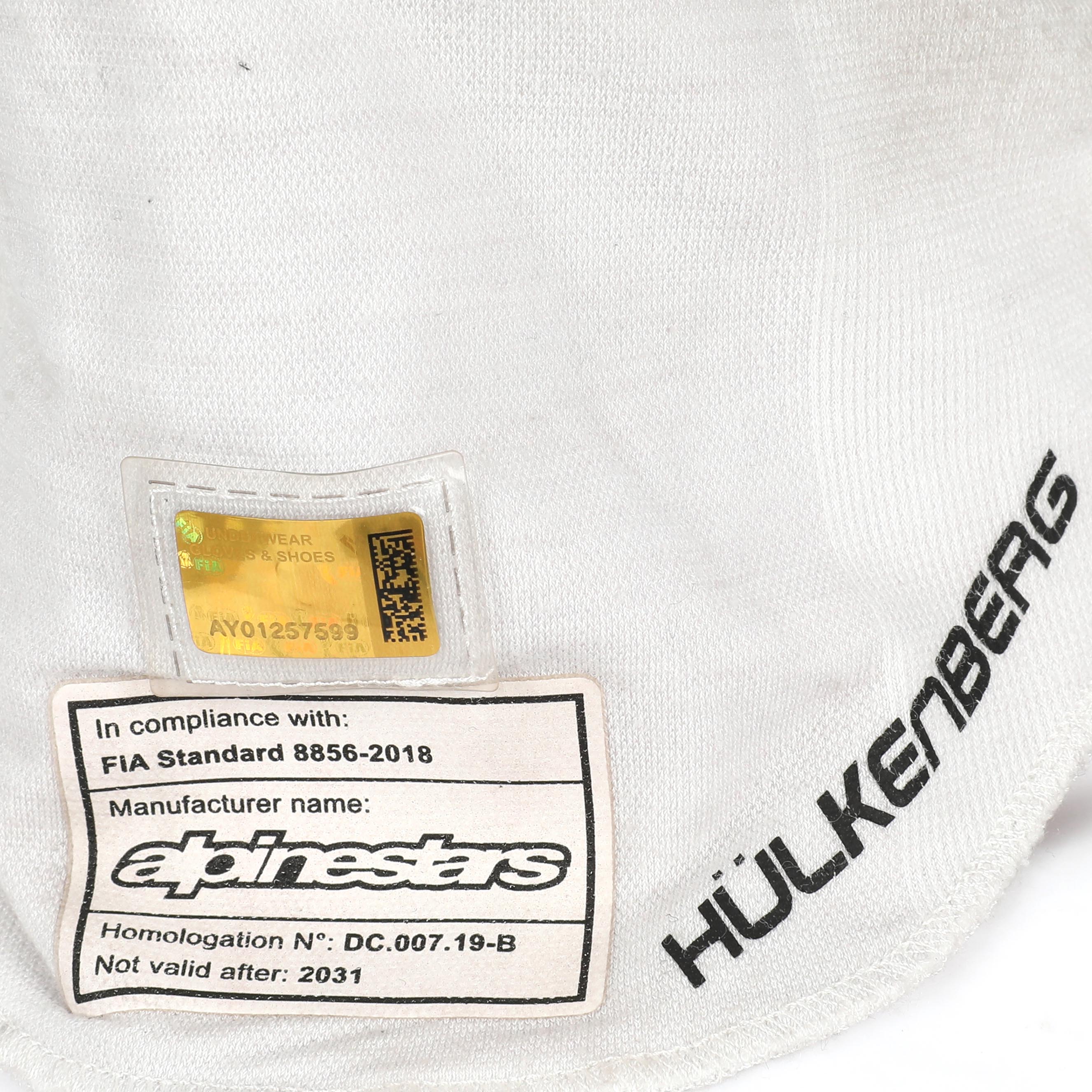 Nico Hulkenberg Signed 2024 Season Moneygram Haas F1 Team Grand Prix Used Balaclava