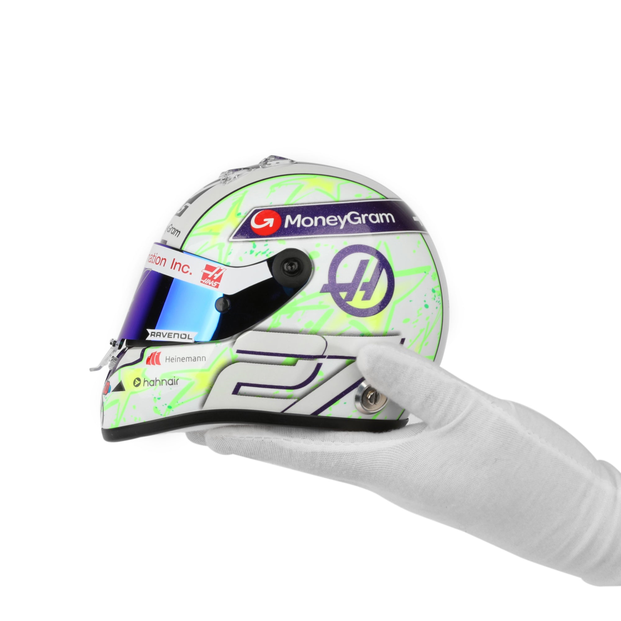 Nico Hulkenberg Haas 2024 Signed 1:2 Scale Helmet