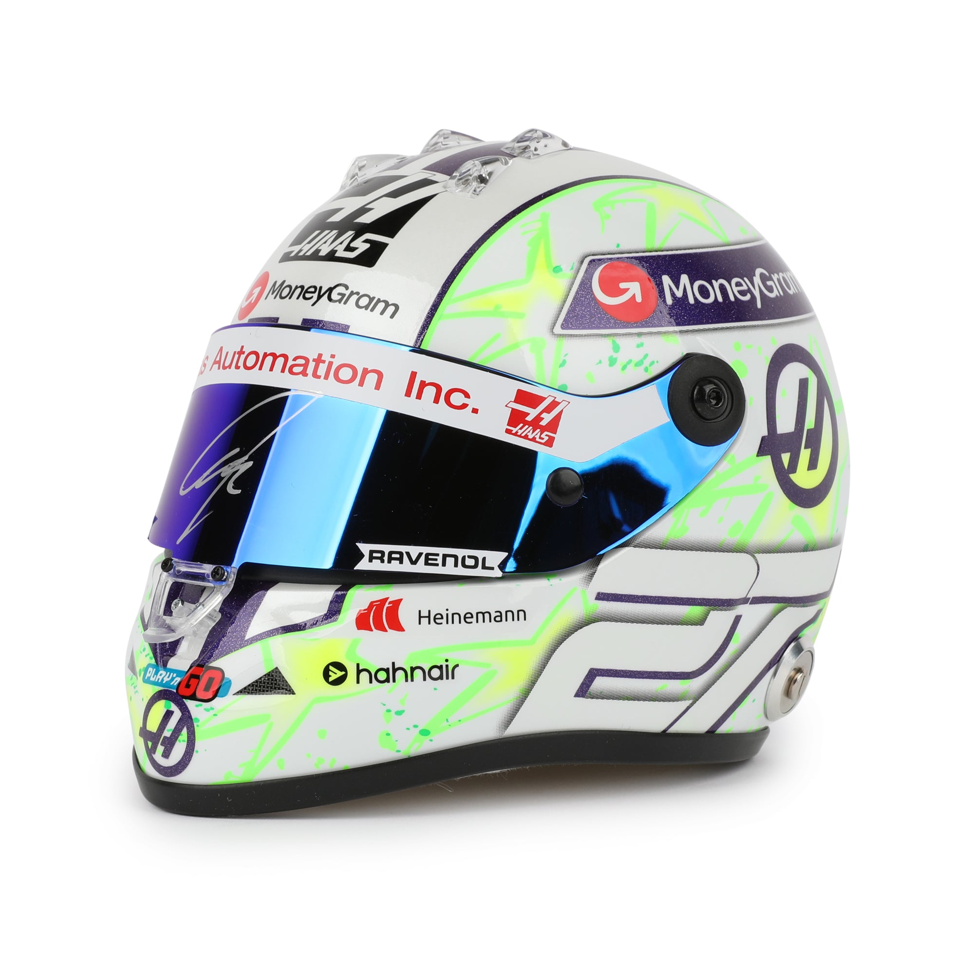 Nico Hulkenberg Haas 2024 Signed 1:2 Scale Helmet