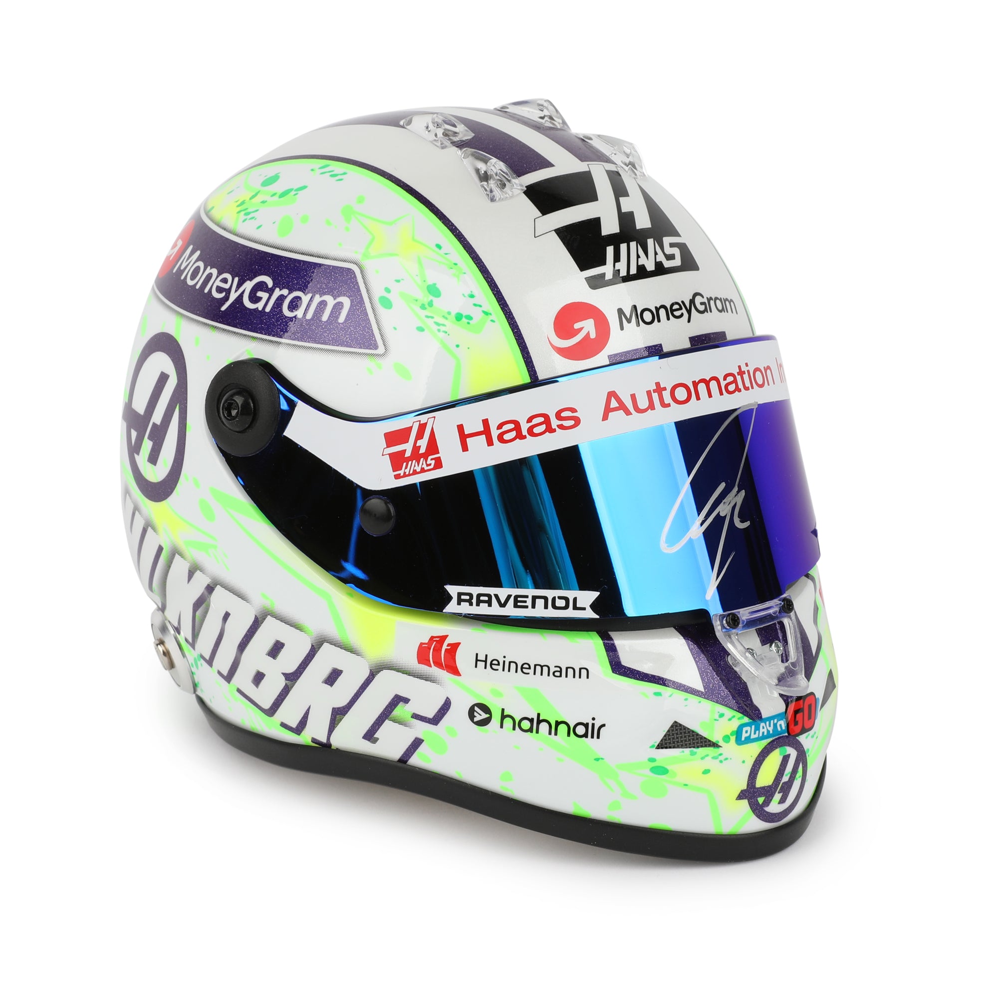 Nico Hulkenberg Haas 2024 Signed 1:2 Scale Helmet