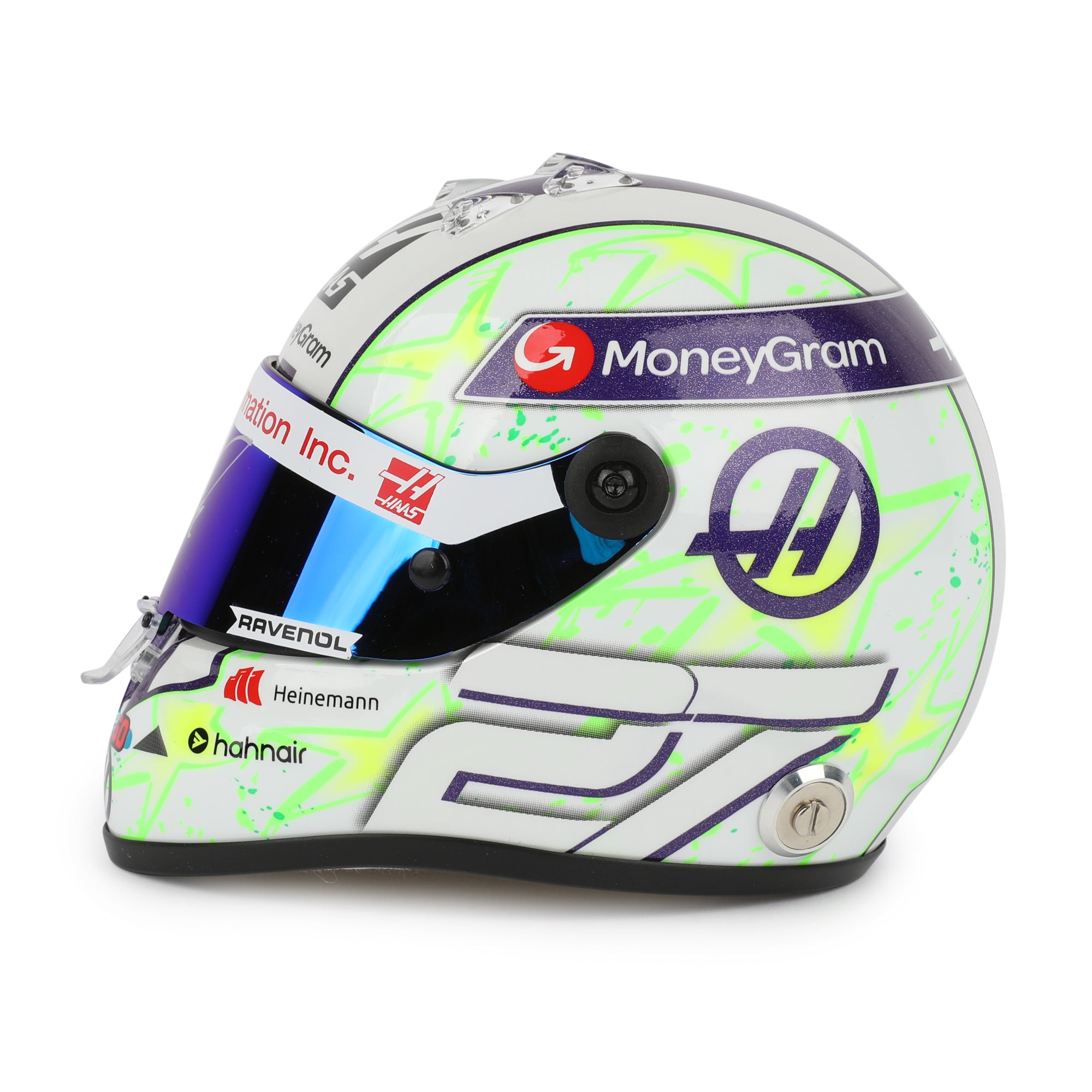 Nico Hulkenberg Haas 2024 Signed 1:2 Scale Helmet