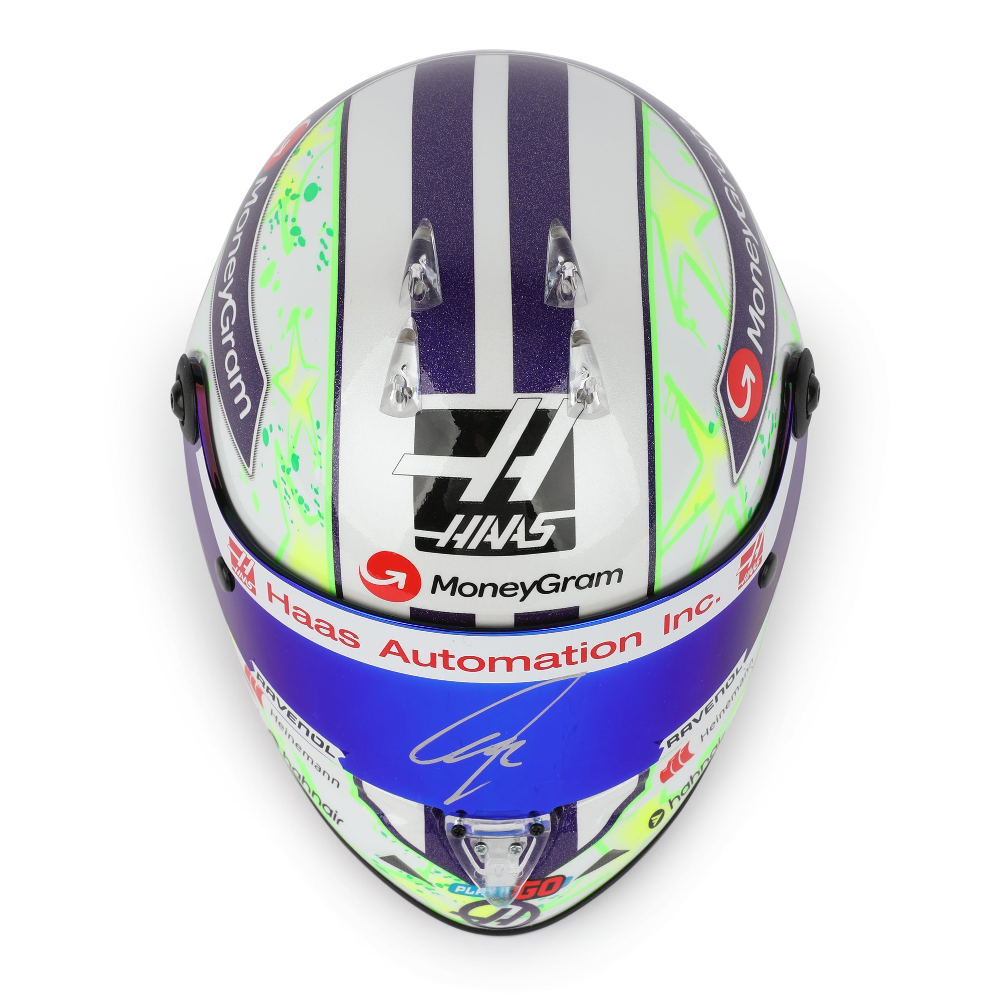 Nico Hulkenberg Haas 2024 Signed 1:2 Scale Helmet