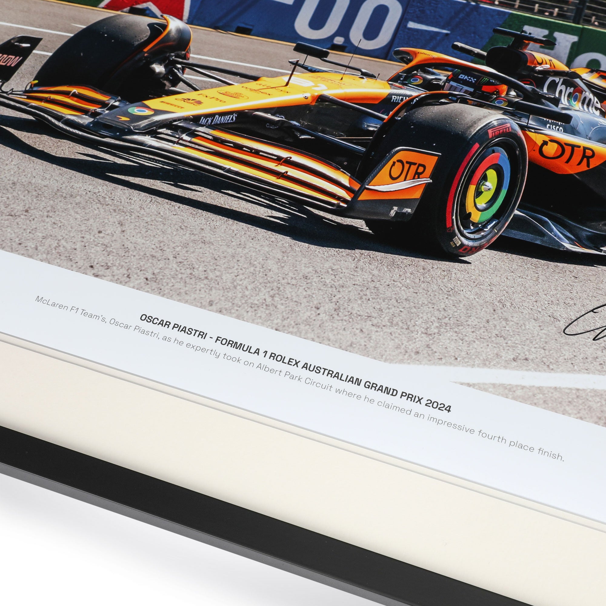Limited Edition Oscar Piastri 2024 Signed Photos – Australian GP