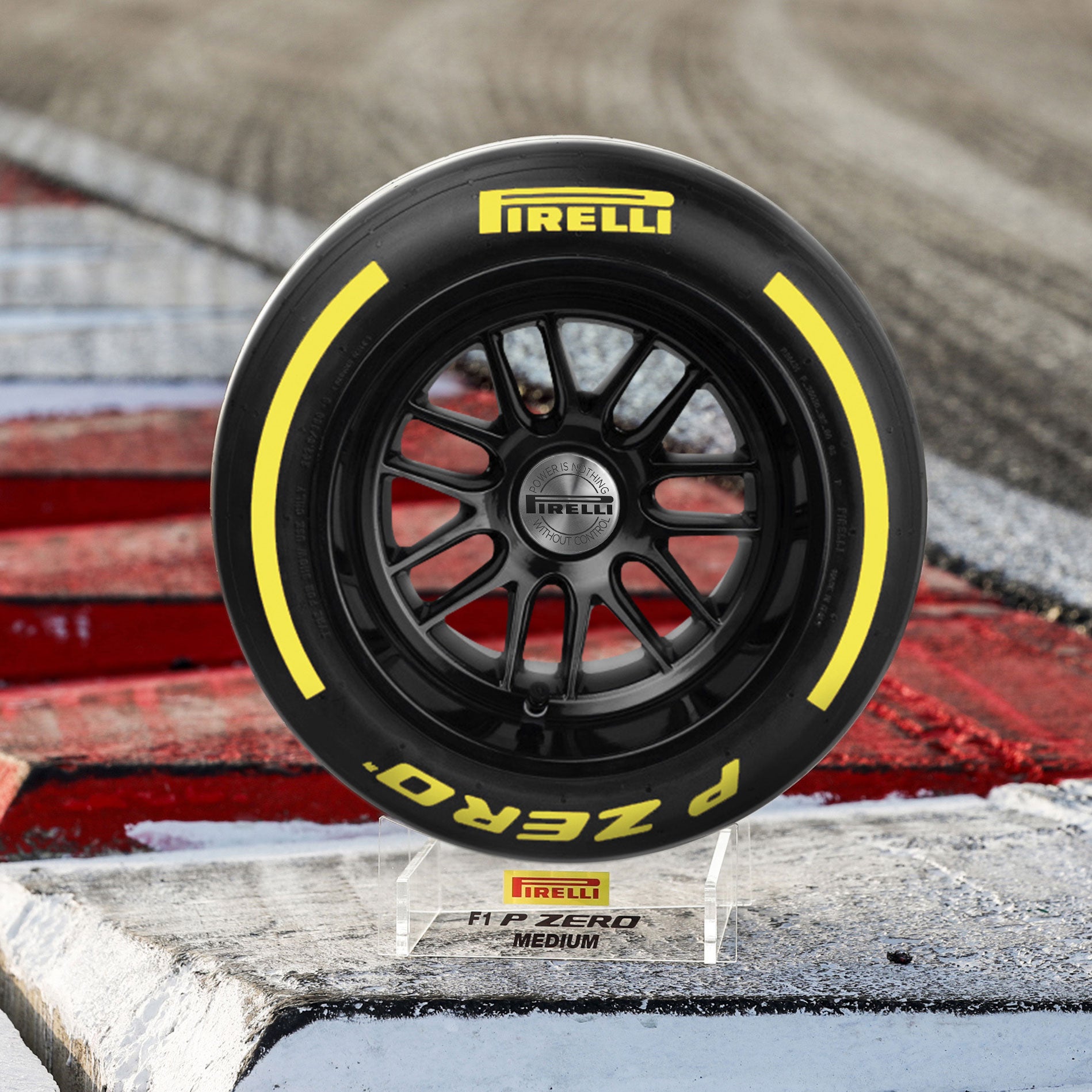Pirelli Wind Tunnel Tyre - Yellow Medium Compound
