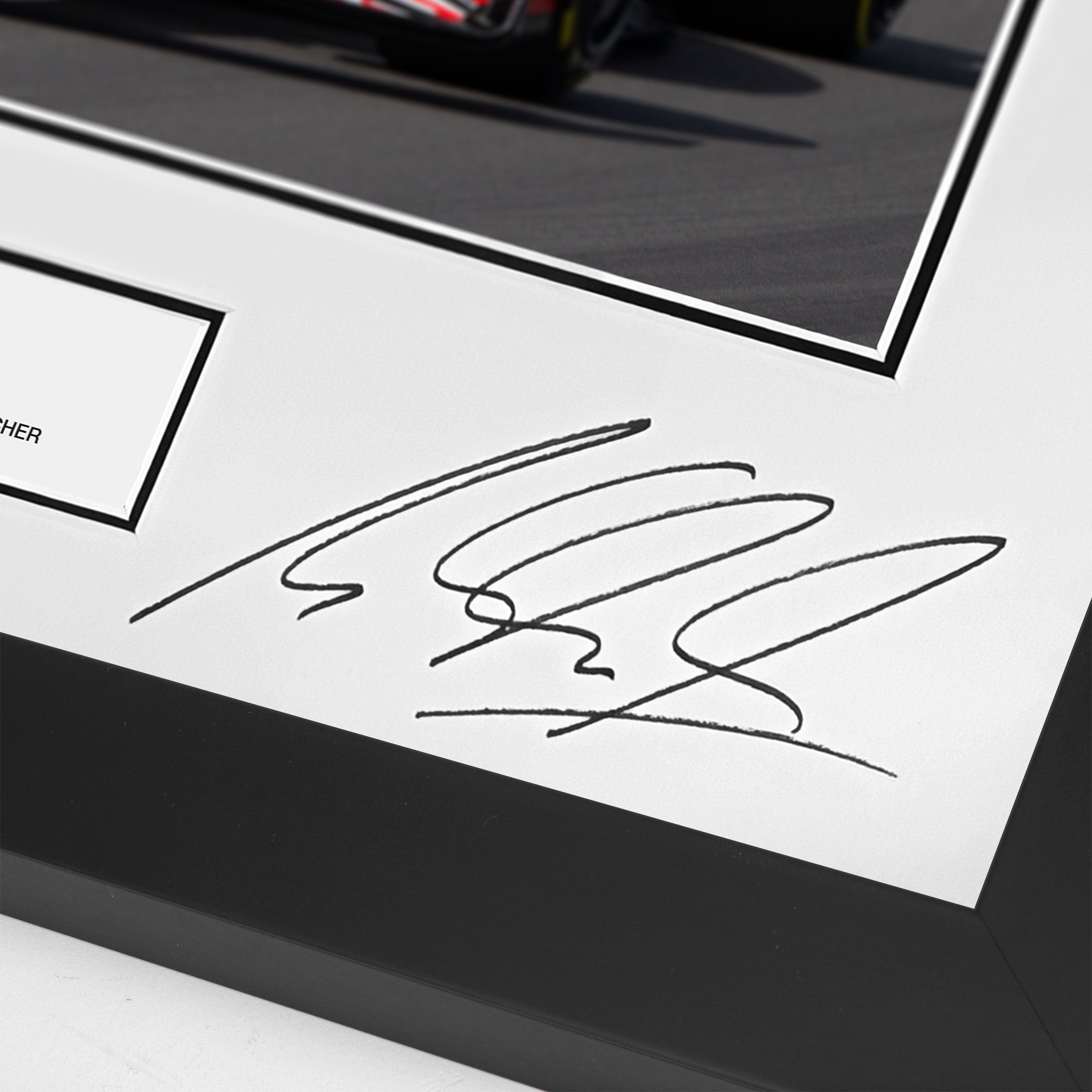 Kevin Magnussen & Mick Schumacher 2022 Dual Signed Print - British GP