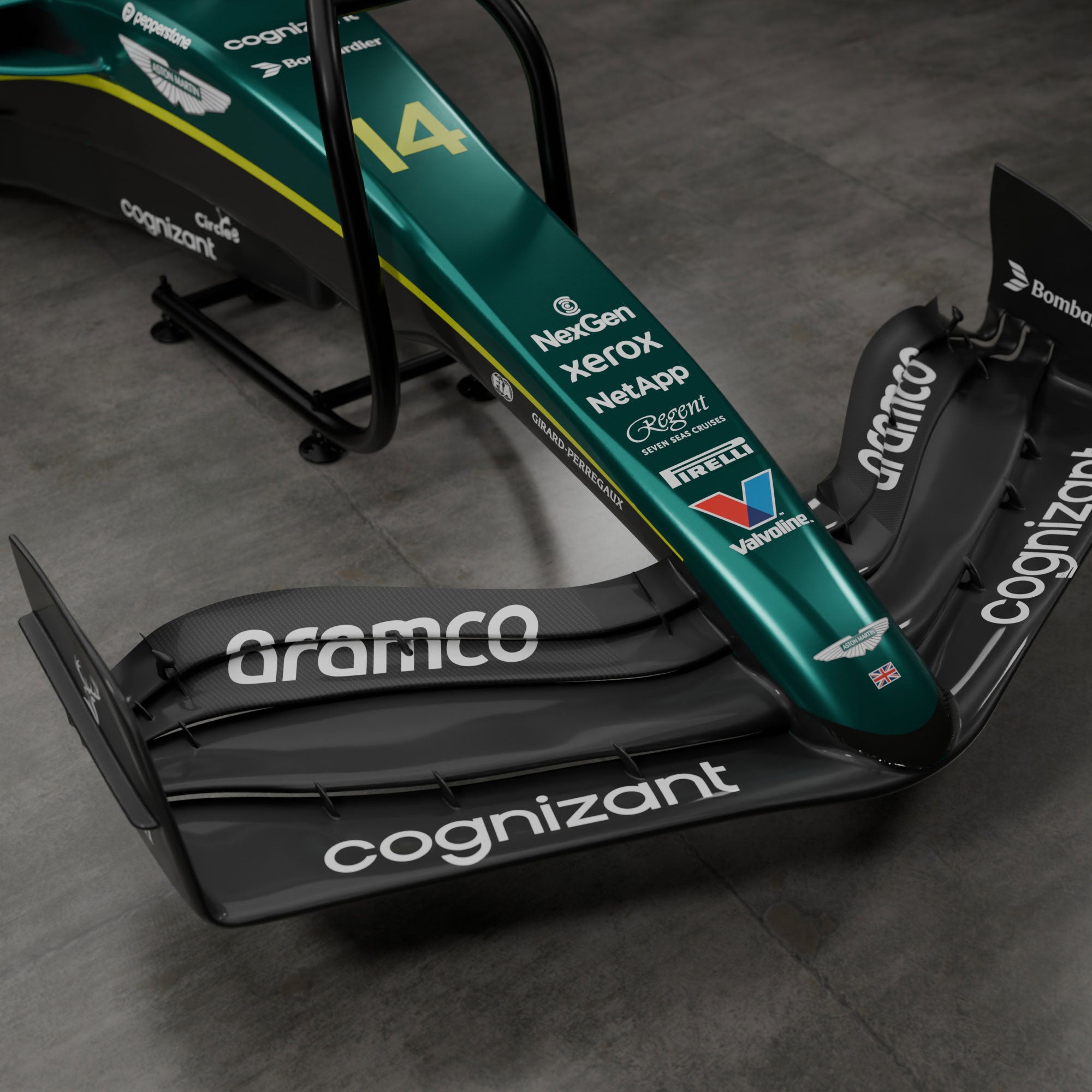 Aston Martin Aramco F1® Team 2025 AMR25 Motion Simulator