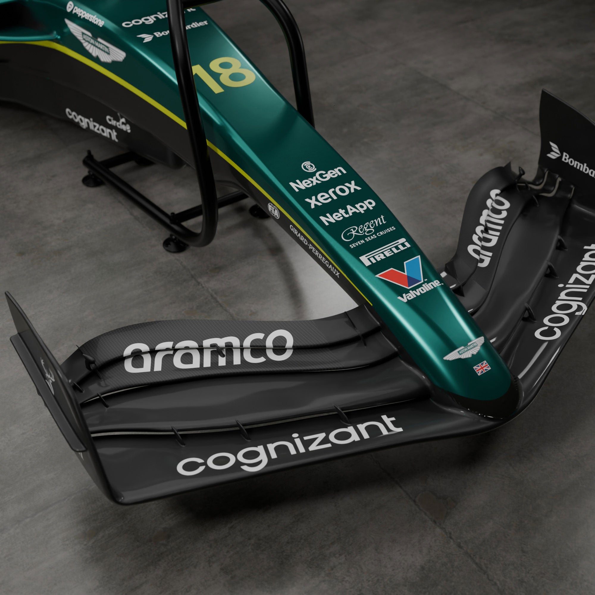 Aston Martin Aramco F1® Team 2025 AMR25 Motion Simulator
