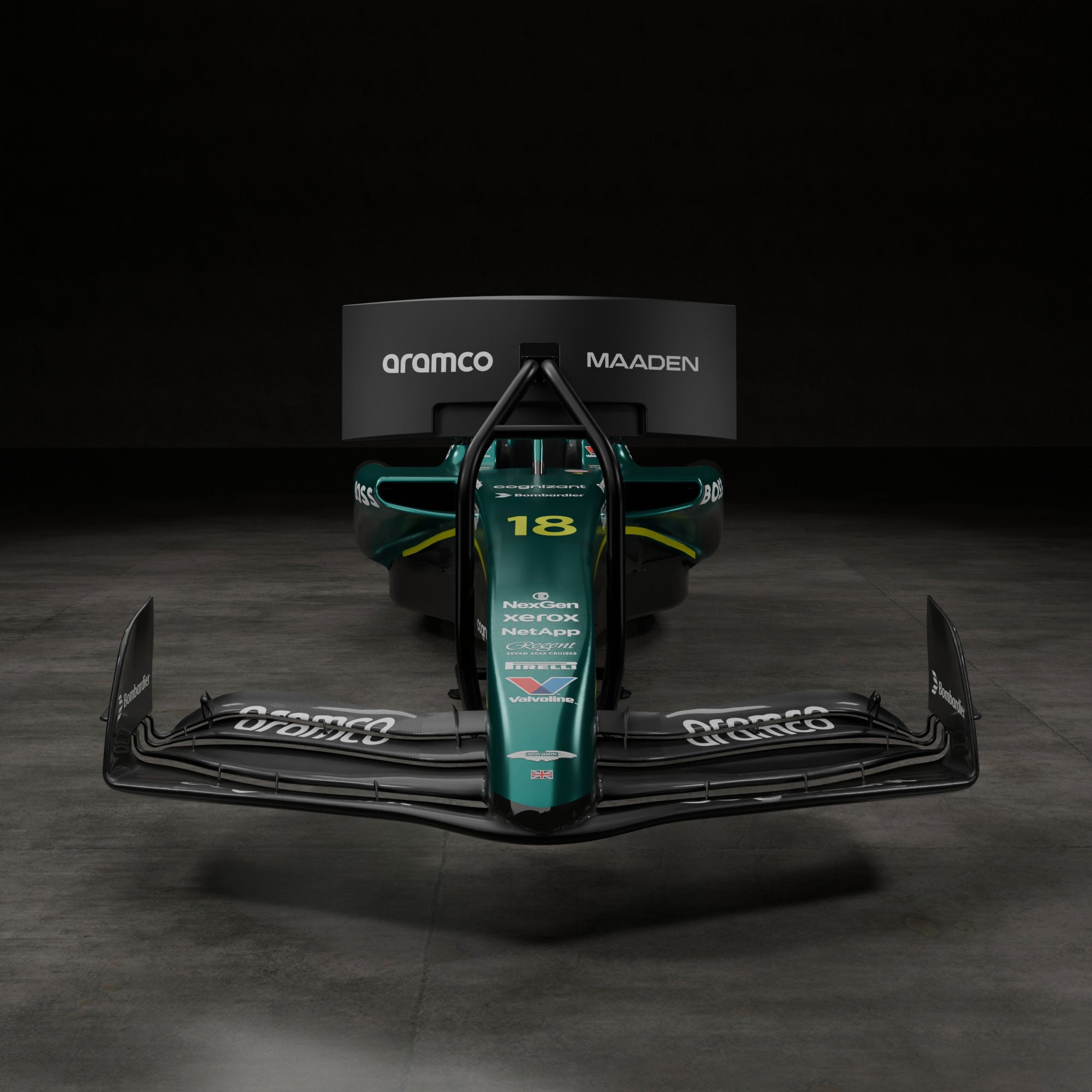 Aston Martin Aramco F1® Team 2025 AMR25 Motion Simulator