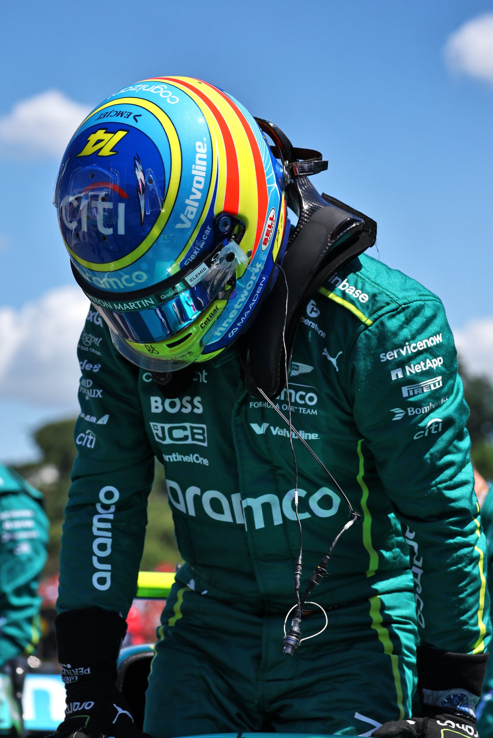 Fernando Alonso 2025 1:2 Scale Helmet