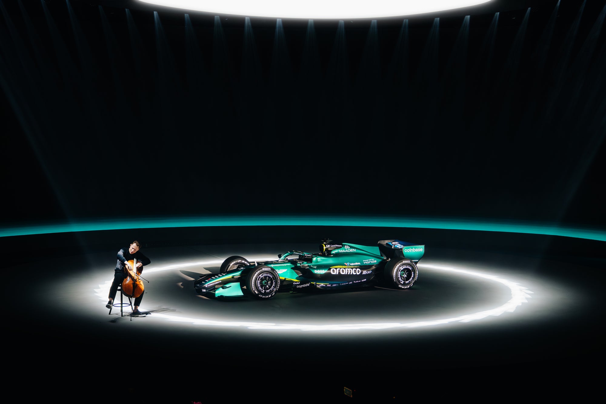 2026 Aston Martin AMR26 Show Car in the wild