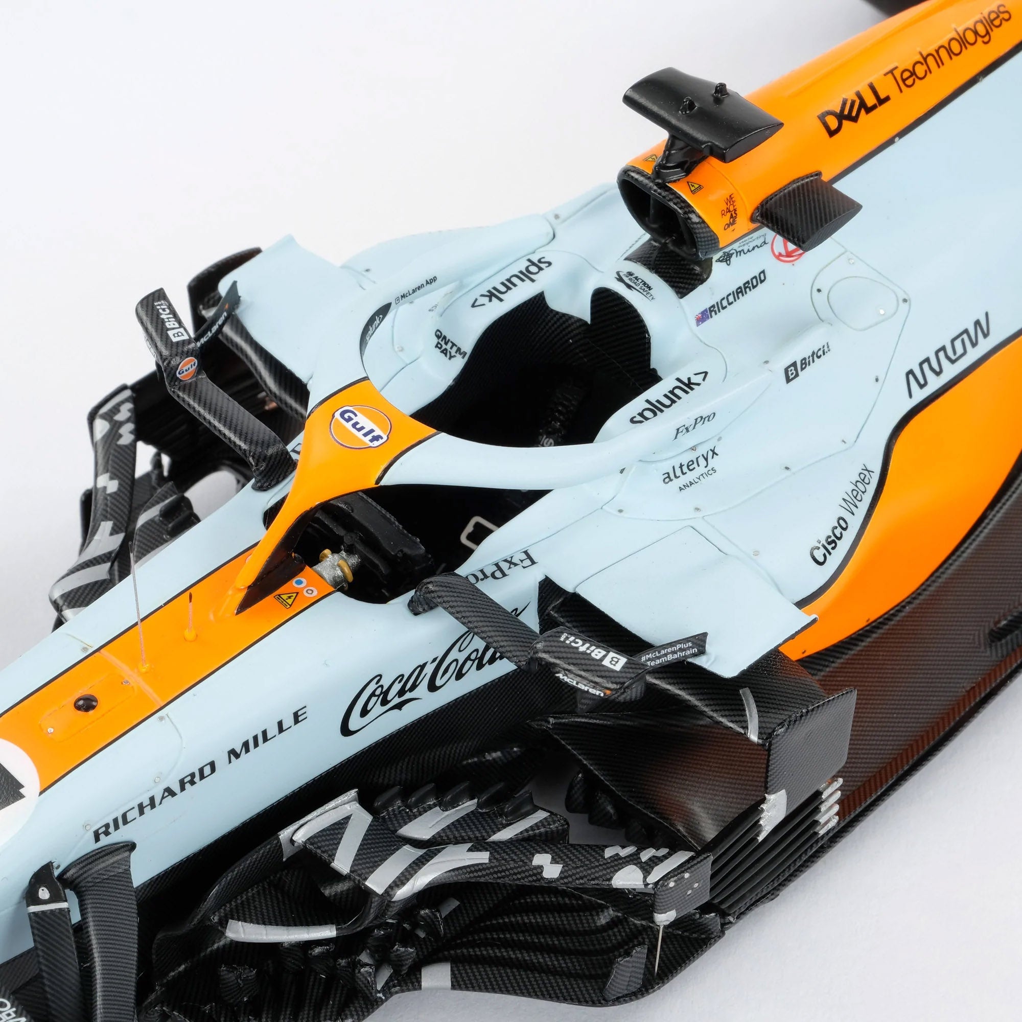 Daniel Ricciardo 2021 McLaren F1 Team MCL35M 1:18 Scale Model – Monaco GP