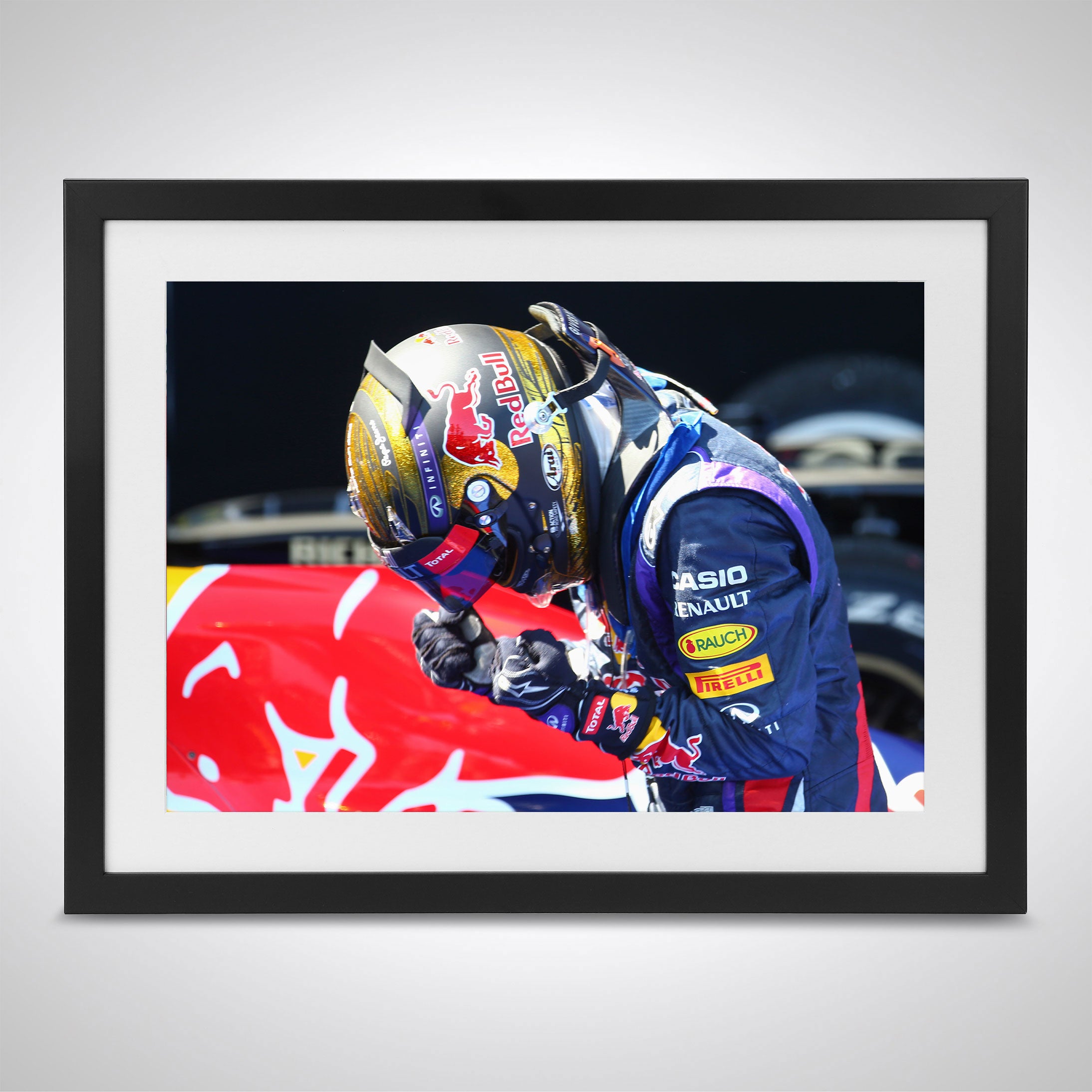 Sebastian Vettel 2013 'Home Win' Print - German GP