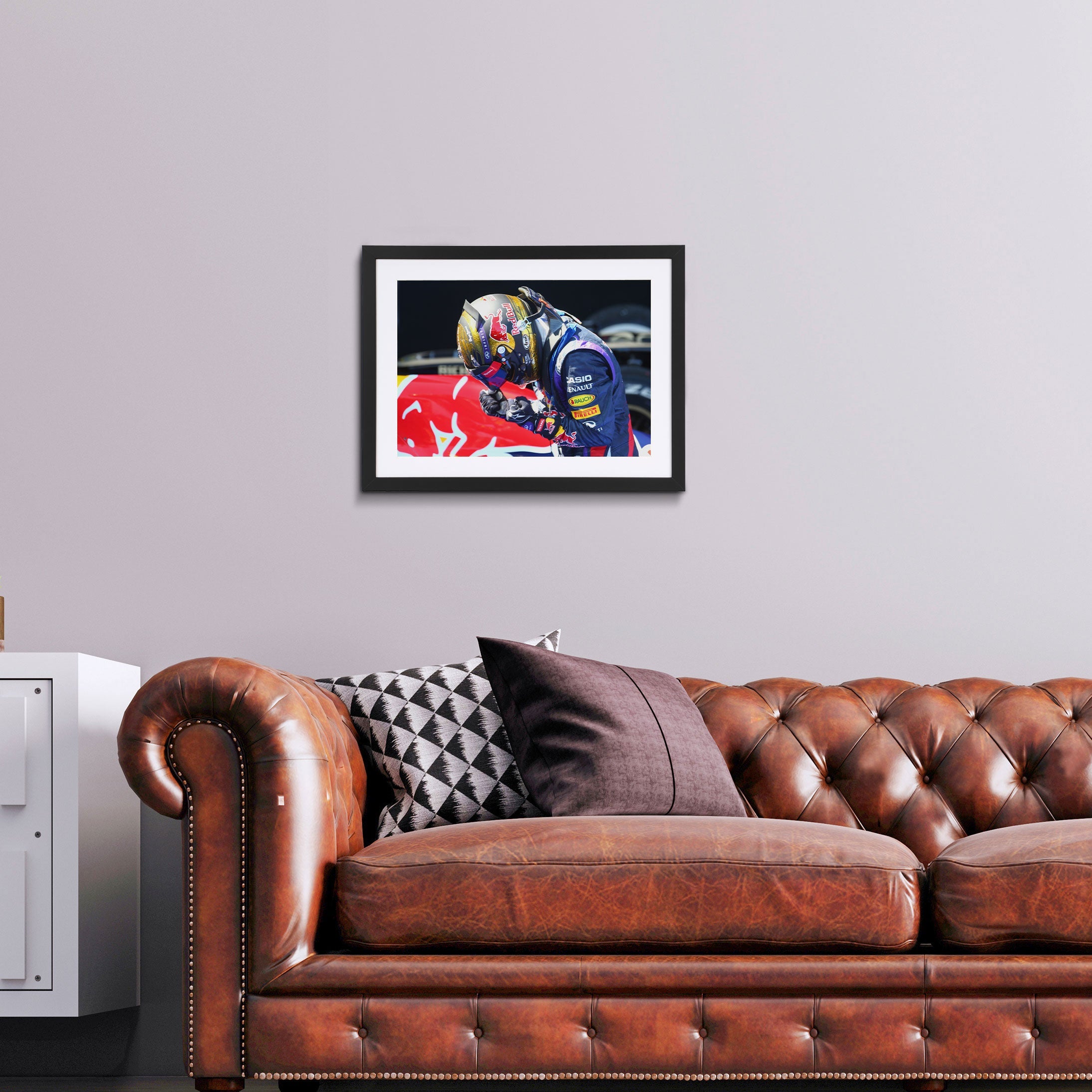 Sebastian Vettel 2013 'Home Win' Print - German GP