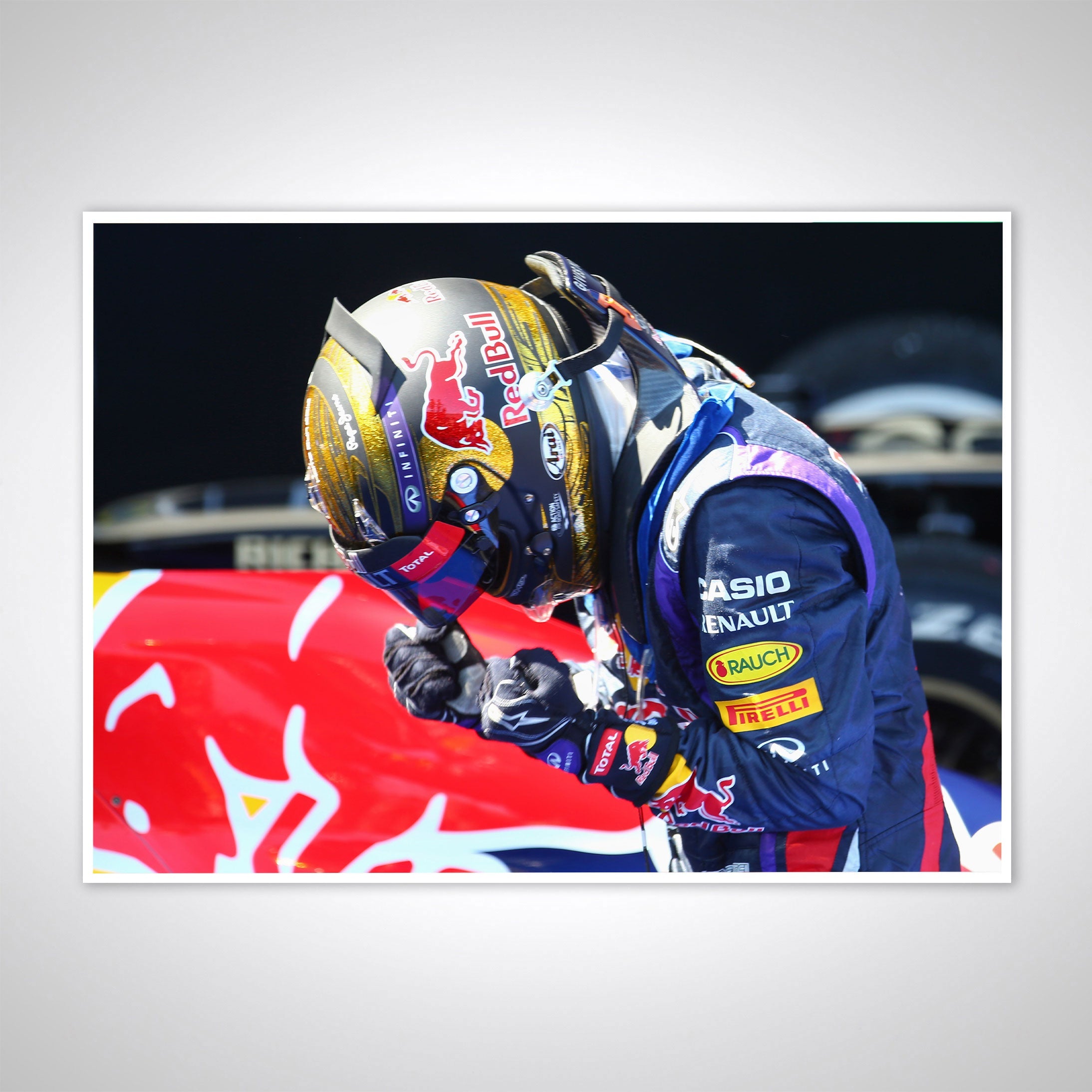 Sebastian Vettel 2013 'Home Win' Print - German GP
