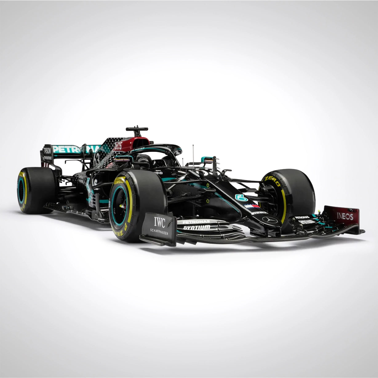 George Russell 2020 Mercedes AMG Petronas F1 Team W11 EQ Performance 1 18 Scale Model Sakhir GP