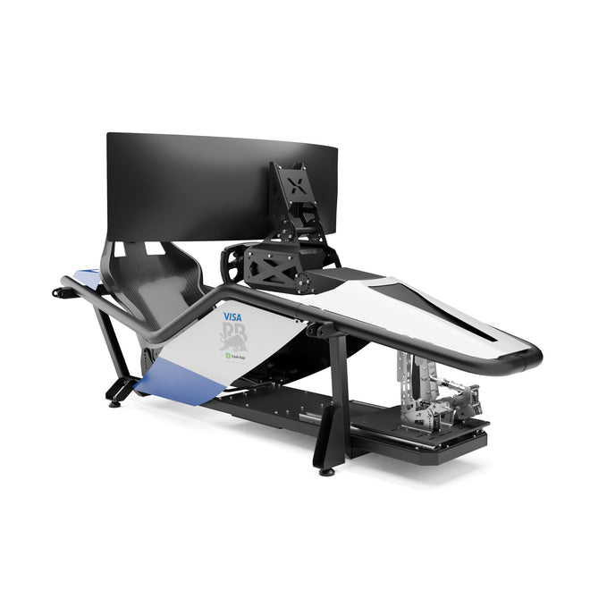 Visa Cash App Racing Bulls F1 Team X Lite static simulator compact racing cockpit immersive driving experience