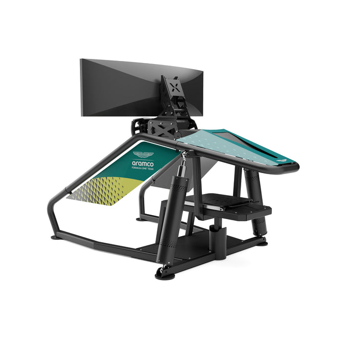 Aston Martin Aramco F1 Team X Wav static simulator accessible racing cockpit inclusive design immersive driving experience