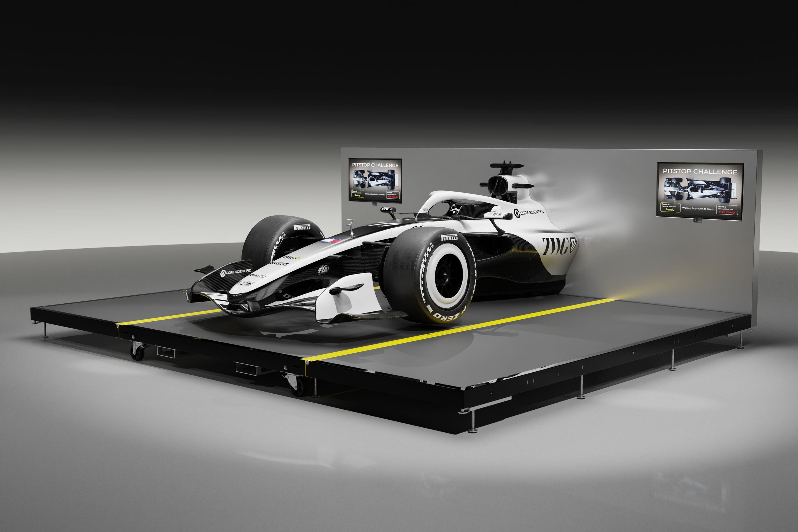 Official 2026 Cadillac Formula One® Team MAC-26 Pit Stop Rig