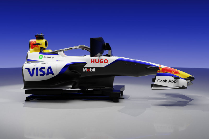 Visa Cash App Racing Bulls F1® Team 2026 Formula 1-inspired racing simulator, premium collector piece for home or office display