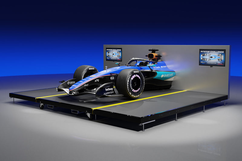 Official 2026 Atlassian Williams F1® Team FW48 Pit Stop Rig