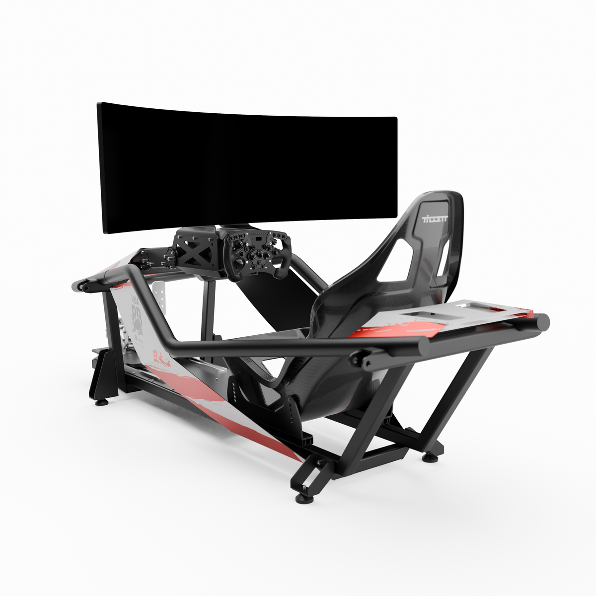 Visa Cash App RB F1 Team X Lite static simulator Japan livery compact design racing simulator cockpit