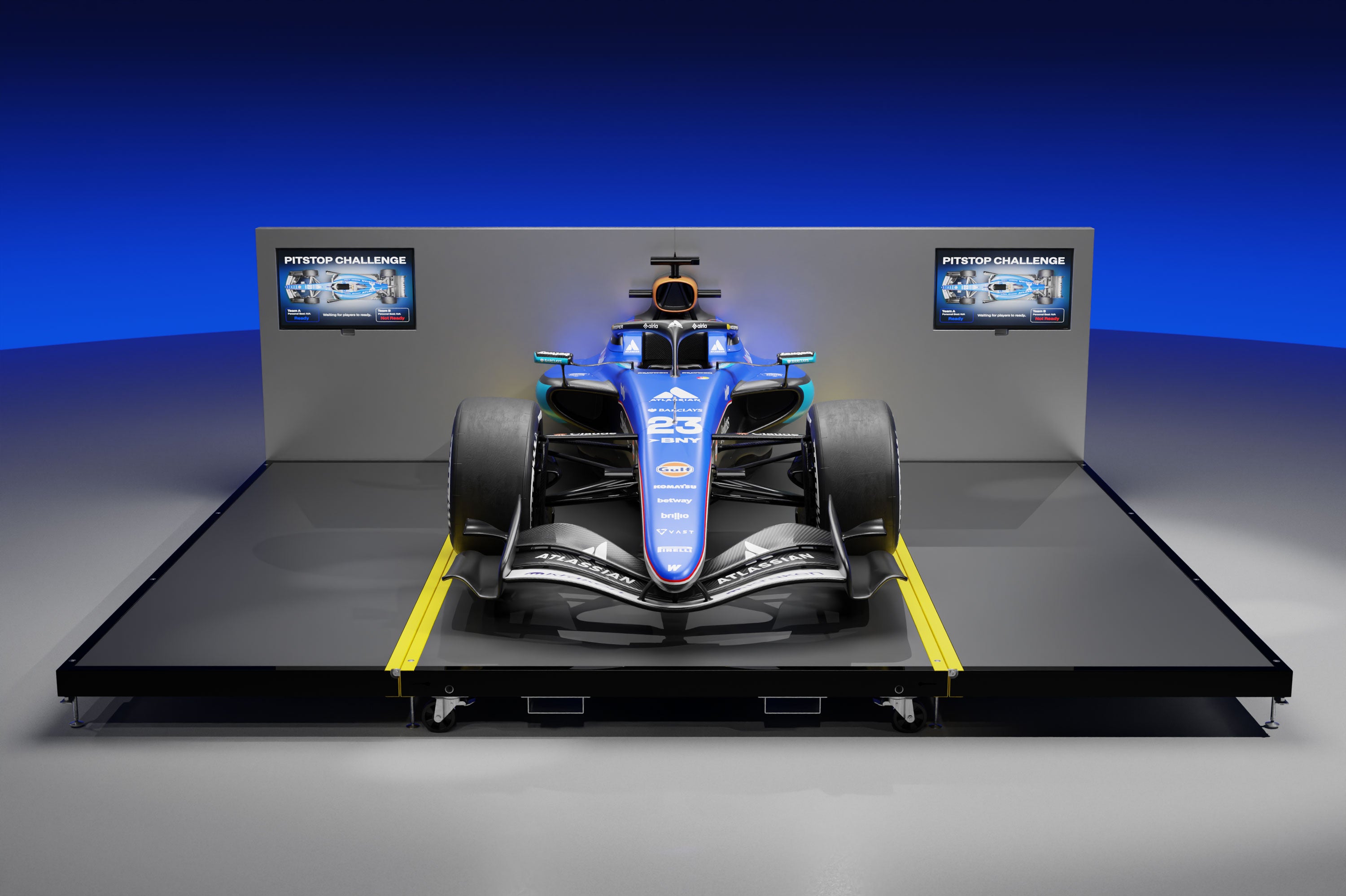 Official 2026 Atlassian Williams F1® Team FW48 Pit Stop Rig | F1