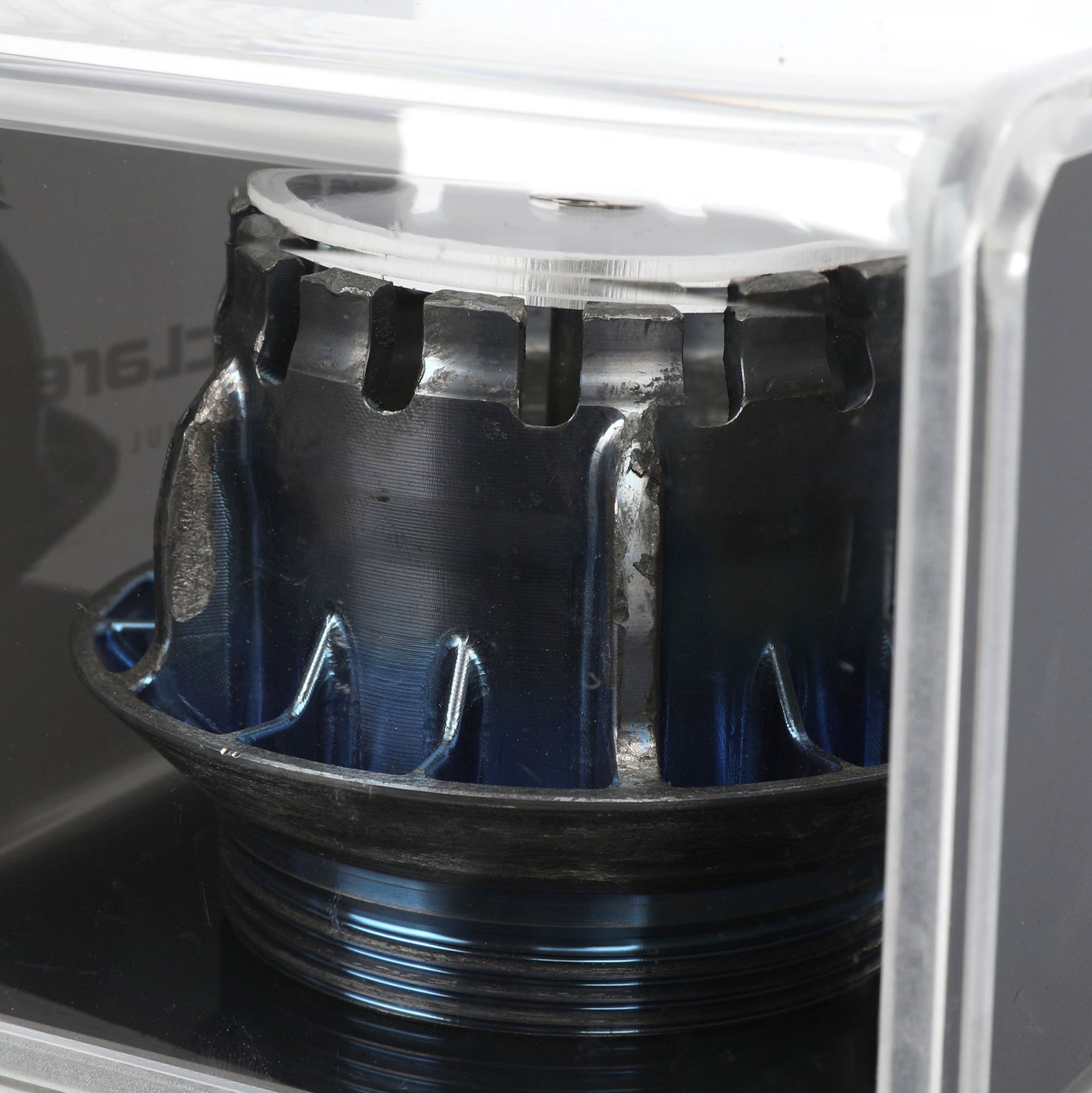 McLaren F1 Team 2025 blue wheel nut in display case premium Formula 1 engineering collectible