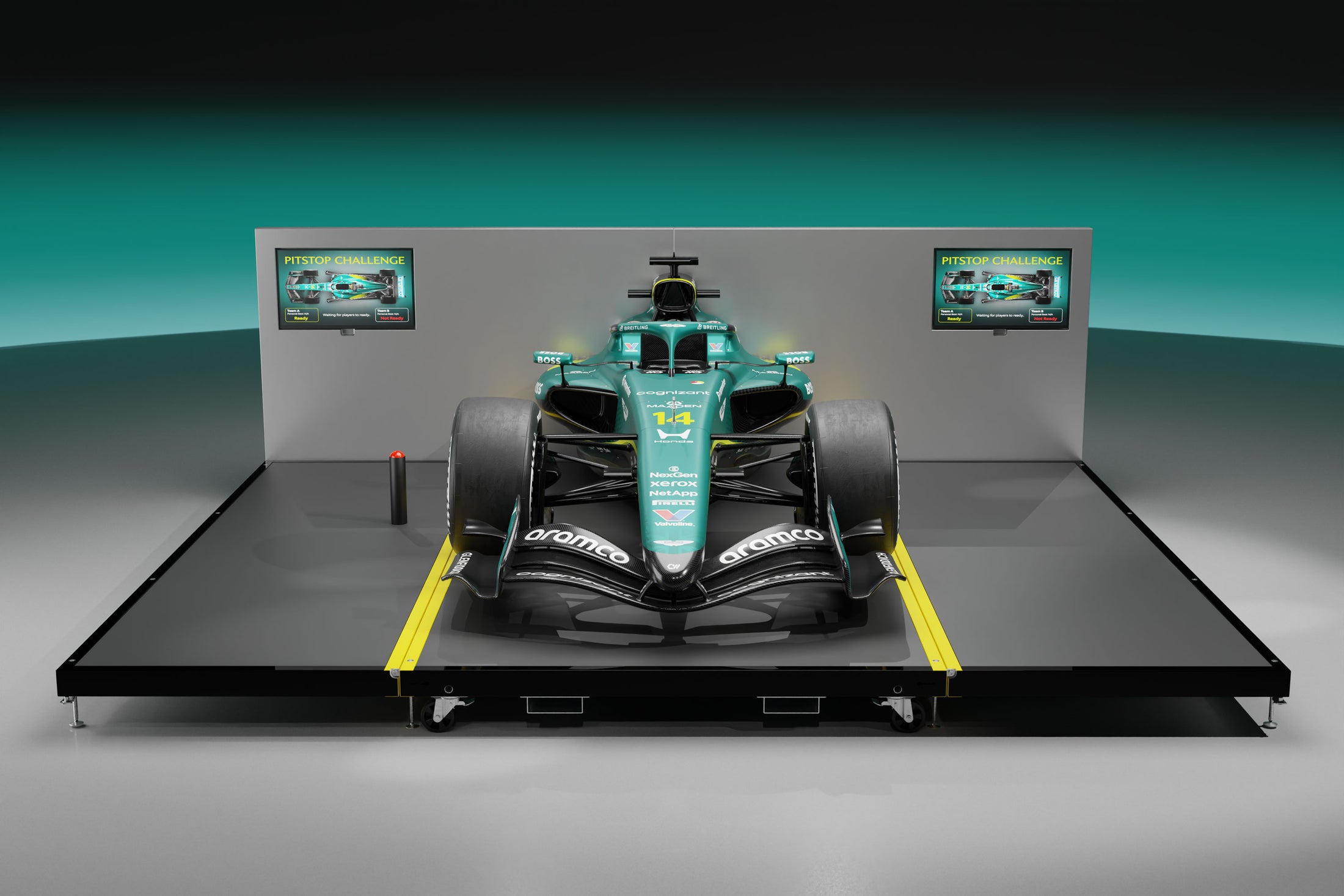 2026 Aston Martin Aramco F1 ® Team Pit Stop Rig