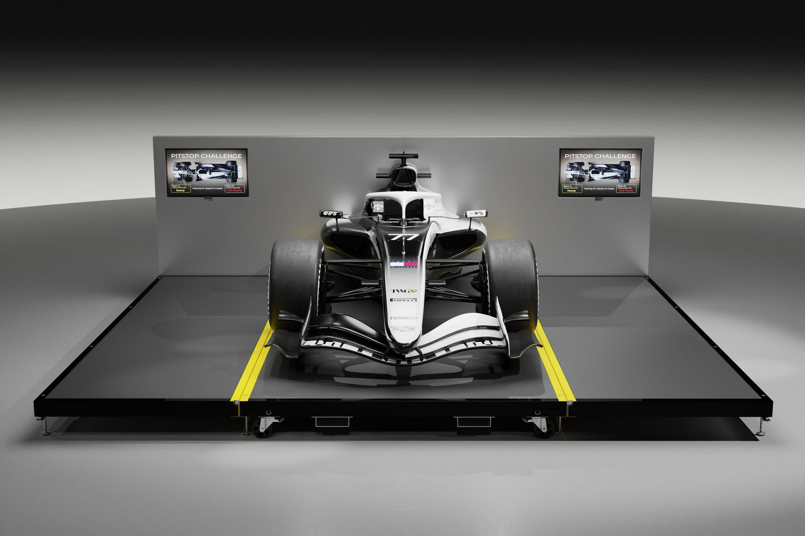Official 2026 Cadillac Formula One® Team MAC-26 Pit Stop Rig