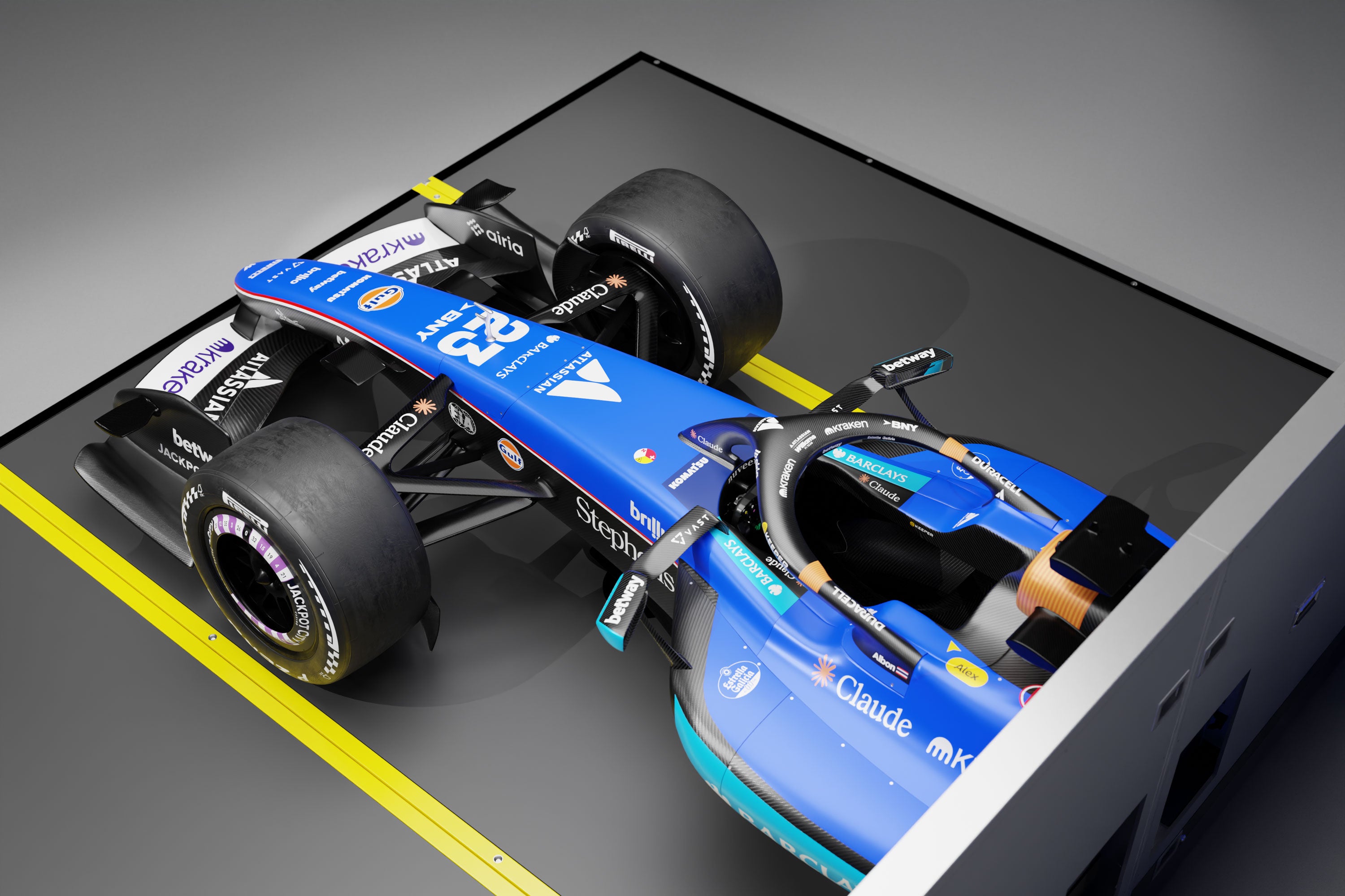 Official 2026 Atlassian Williams F1® Team FW48 Pit Stop Rig | F1