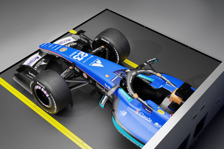 Official 2026 Atlassian Williams F1® Team FW48 Pit Stop Rig