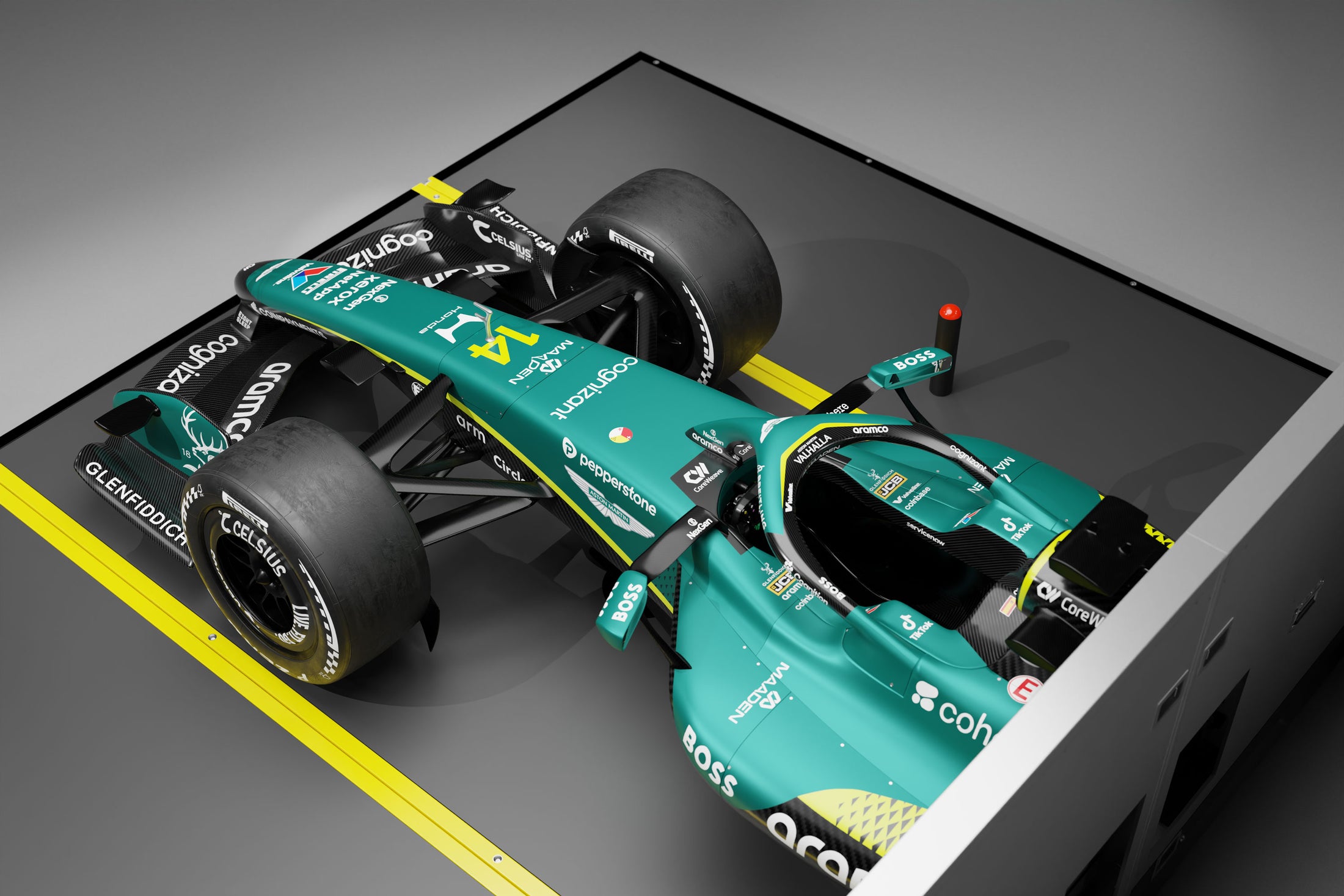 2026 Aston Martin Aramco F1 ® Team Pit Stop Rig