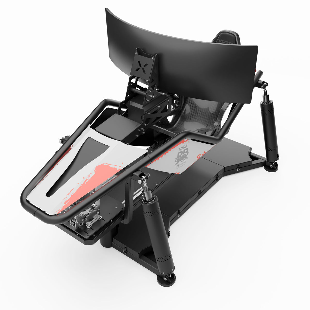 Racing Bulls Formula 1 X6 motion simulator Japan livery full motion platform motorsport simulator experience